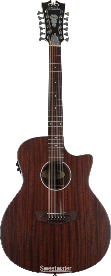 D'Angelico Premier Fulton LS 12-string Acoustic-electric Guitar - Mahogany Satin