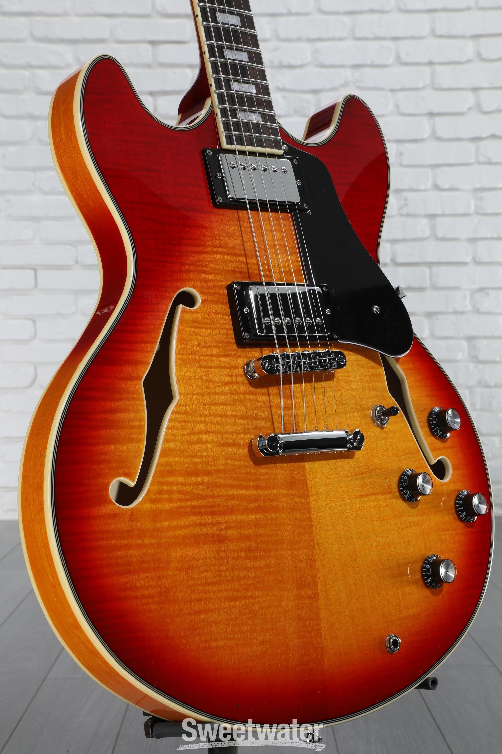 Sire Larry Carlton H7 Semi-hollow Electric Guitar - Cherry
