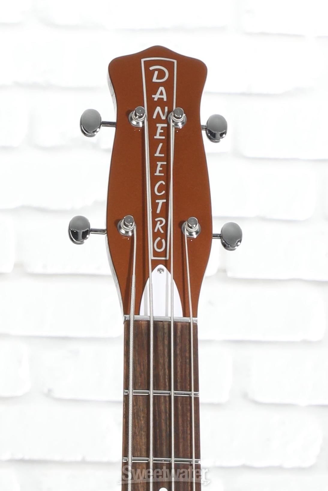 Danelectro '59DC Short Scale Bass Guitar - Copper | Sweetwater