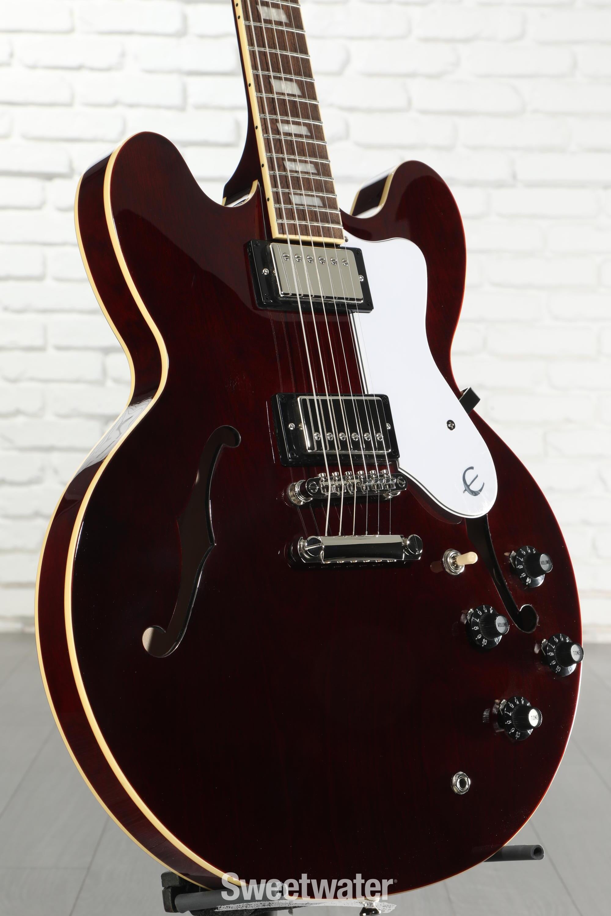 Epiphone Noel Gallagher Riviera Electric Guitar - Dark Red Wine