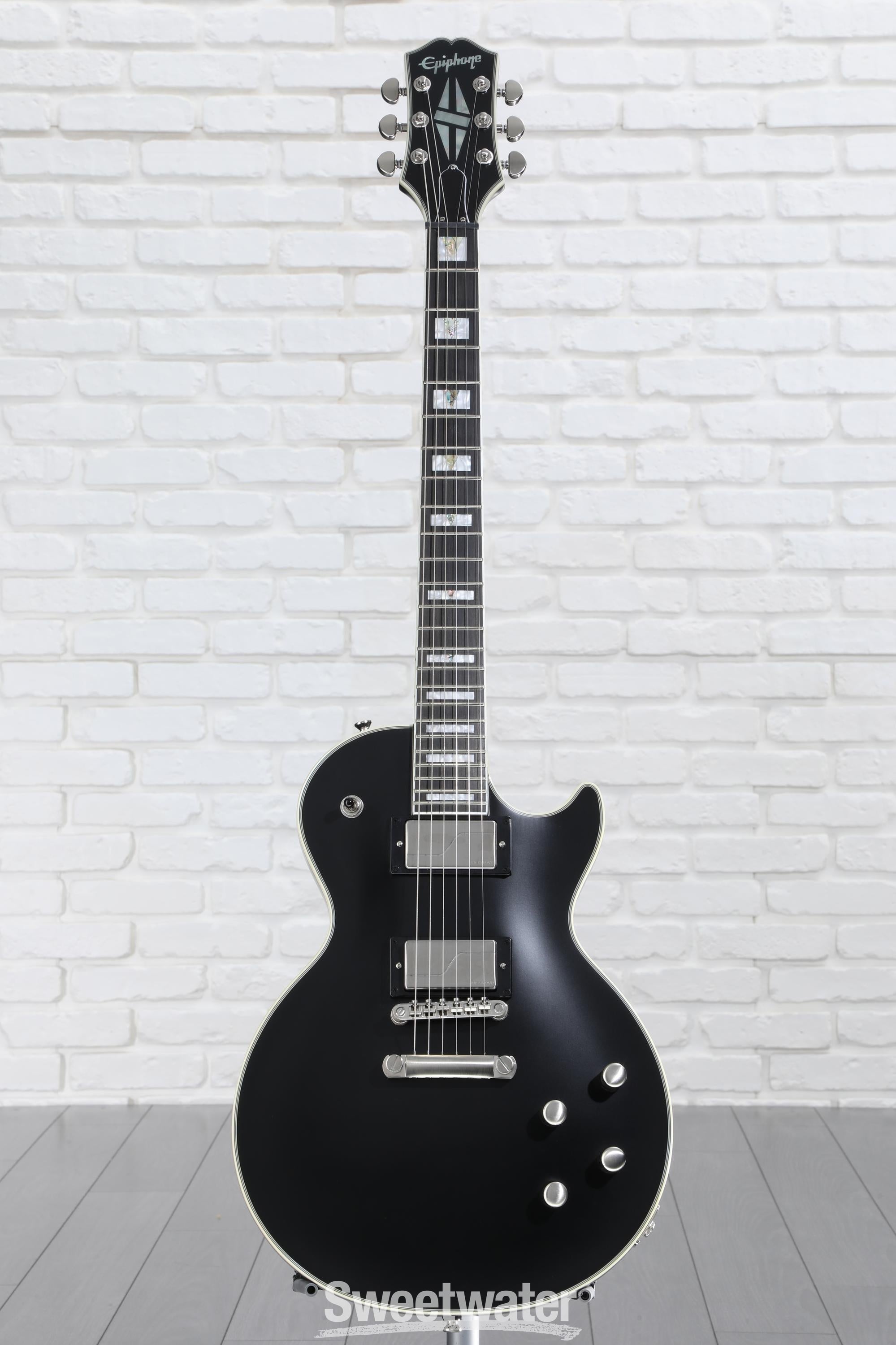 Epiphone Les Paul Prophecy Electric Guitar - Black Aged Gloss | Sweetwater