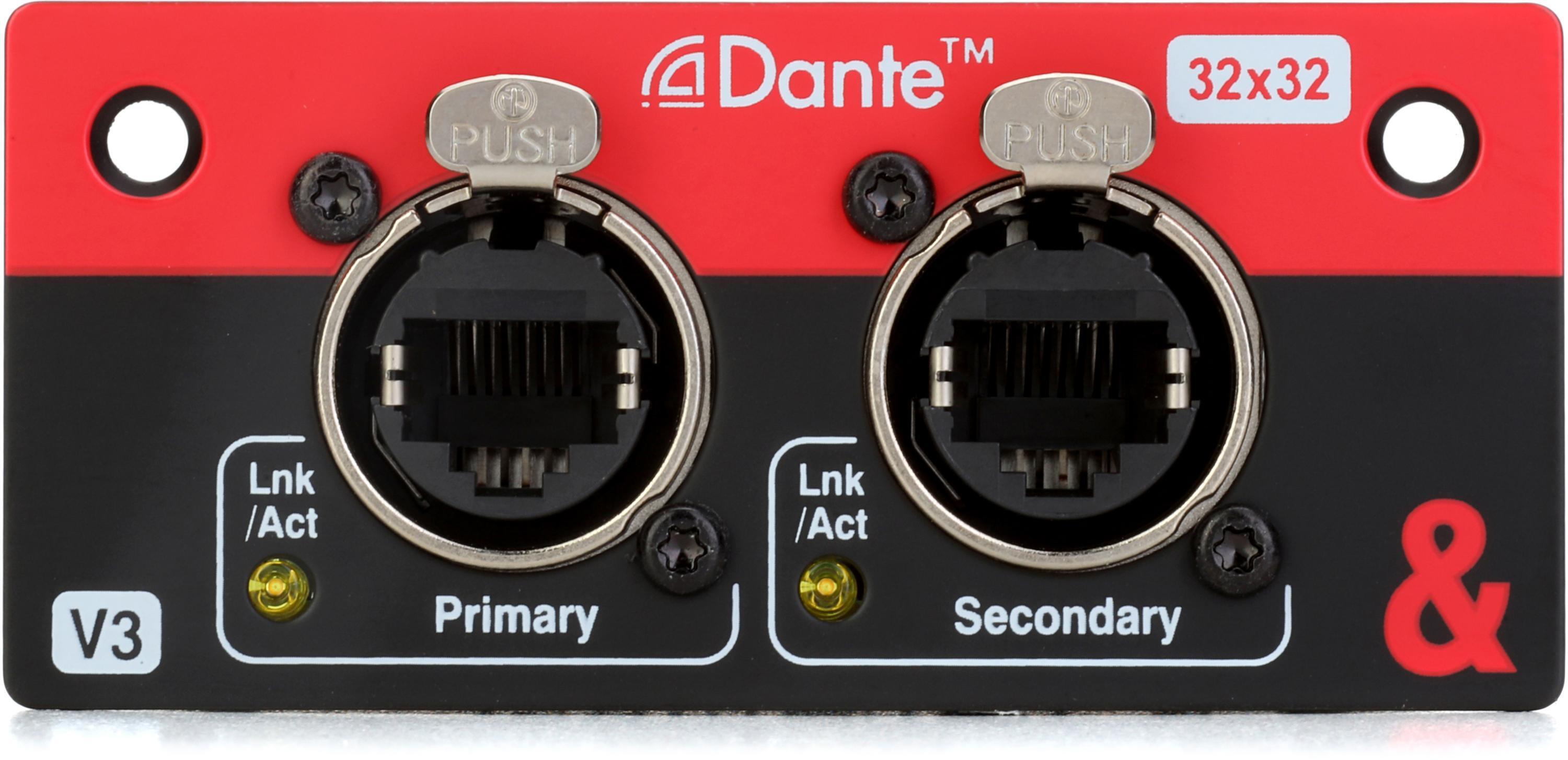 Allen & Heath SQ Dante 32 32 X 32 SQ Series Dante Card | Sweetwater