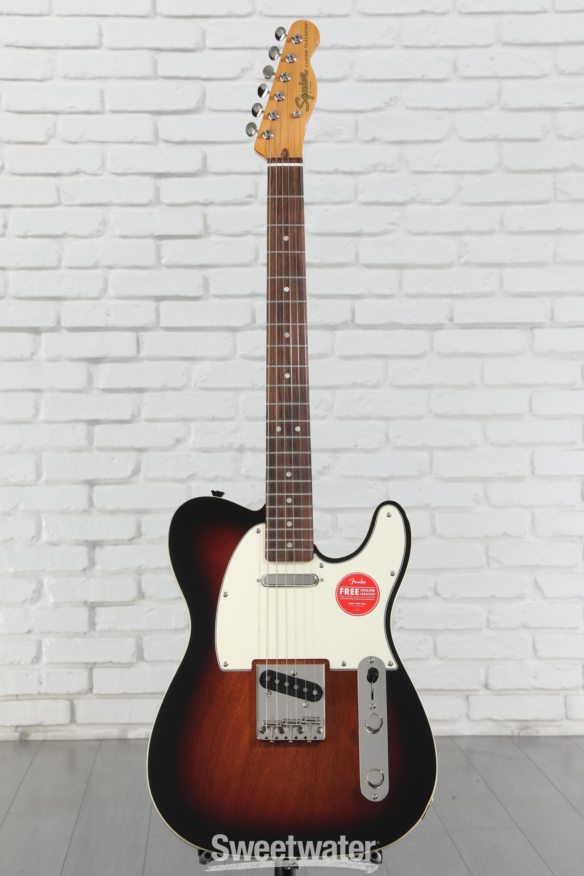 Classic Vibe '60s Custom Telecaster (3-… Squier Classic Vibe 60's Telecaster Custom - 3-Tone Sunburst