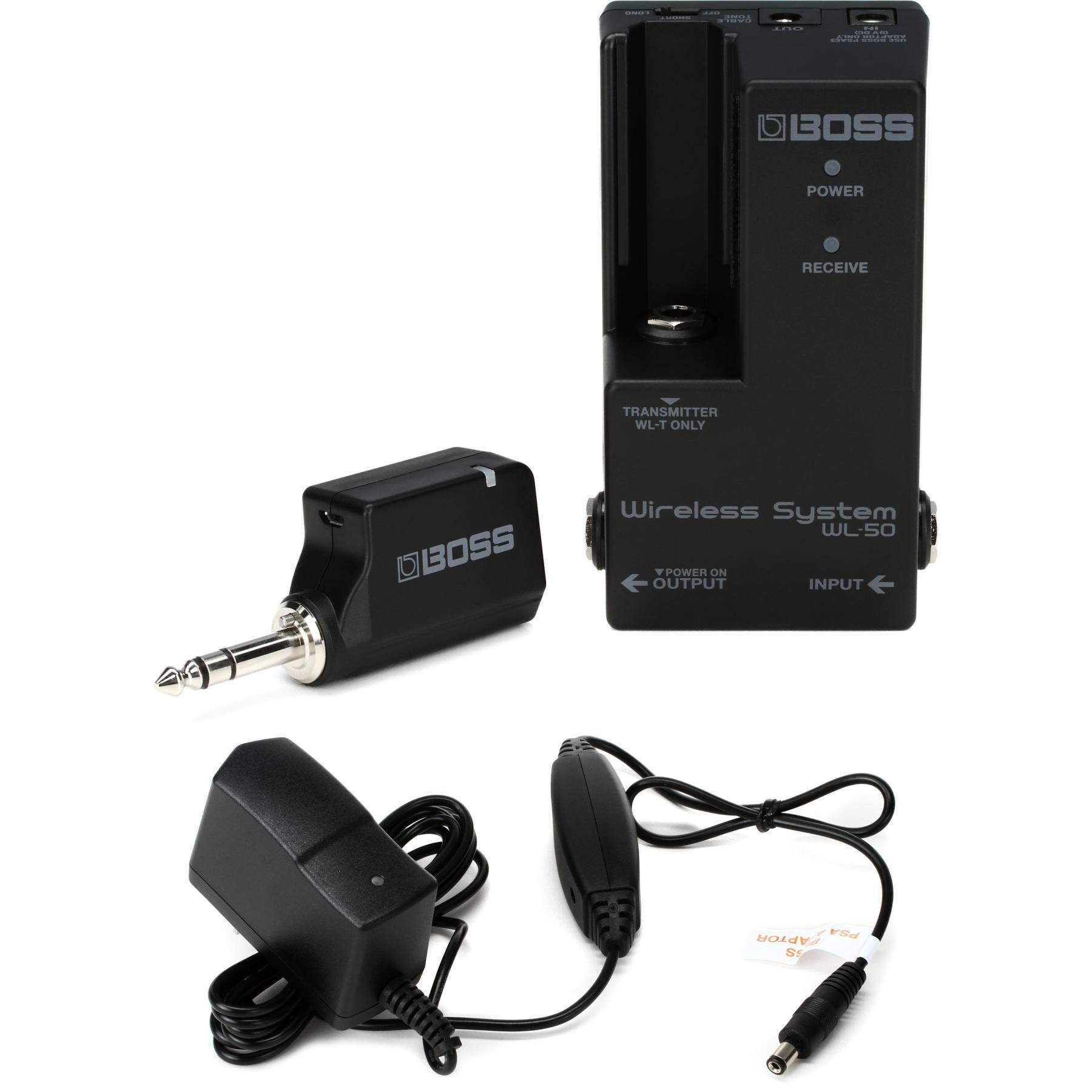 Boss WL-50 Guitar Wireless System and Power Supply
