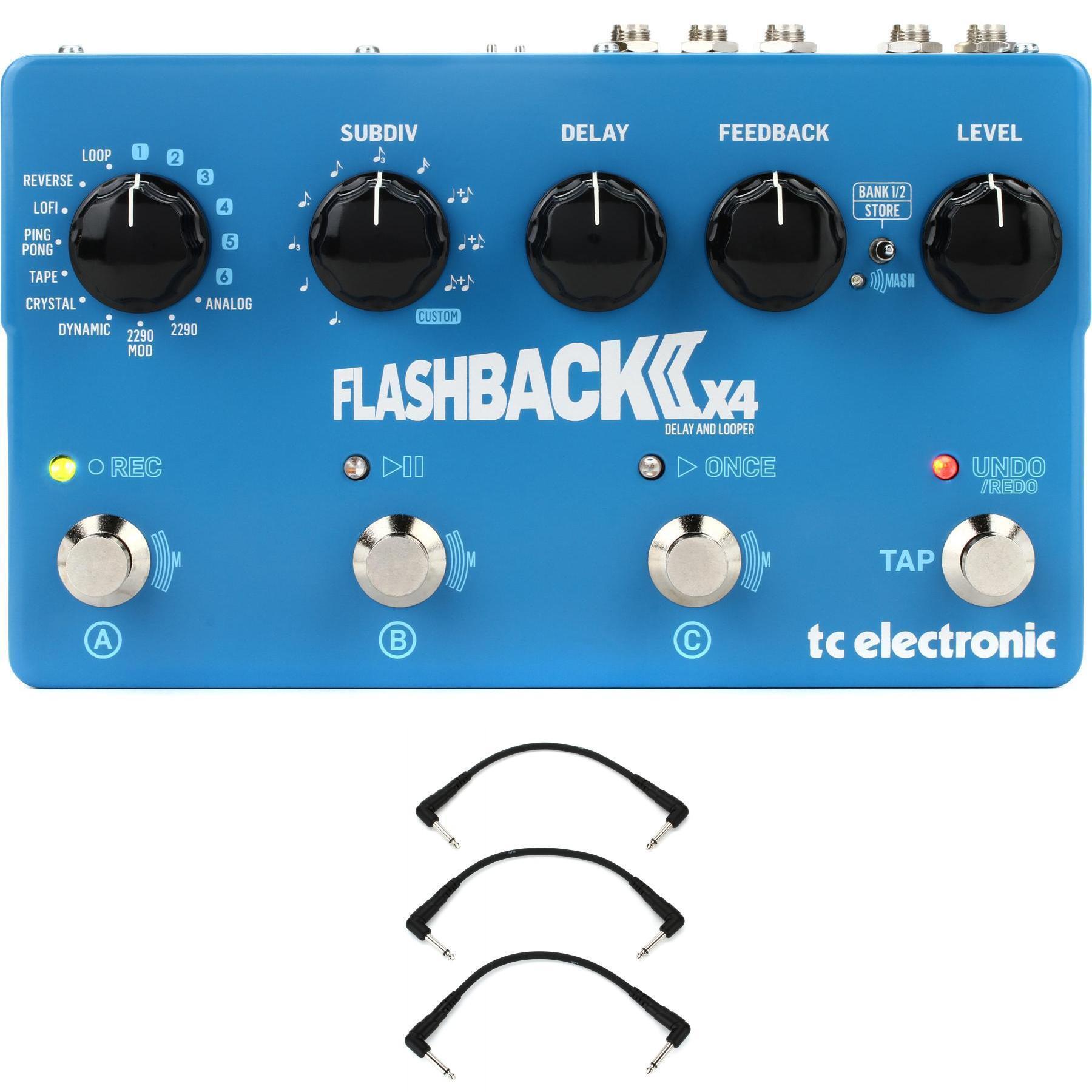TC Electronic Flashback 2 X4 Delay and Looper Pedal with 3 Patch