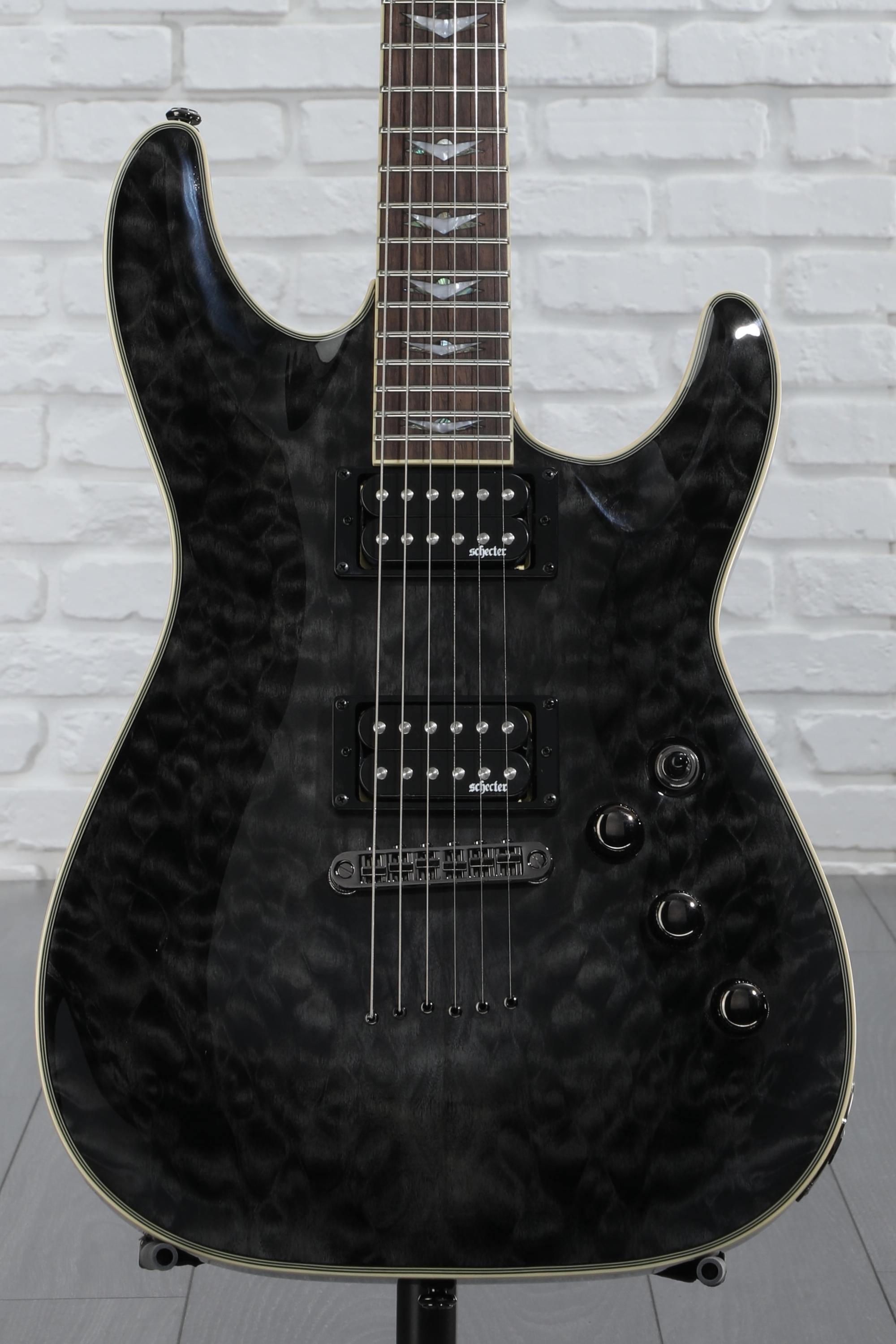 Schecter OMEN6 ソフトケース付き Schecter Omen Elite-6 Electric Guitar - Black Cherry Burst
