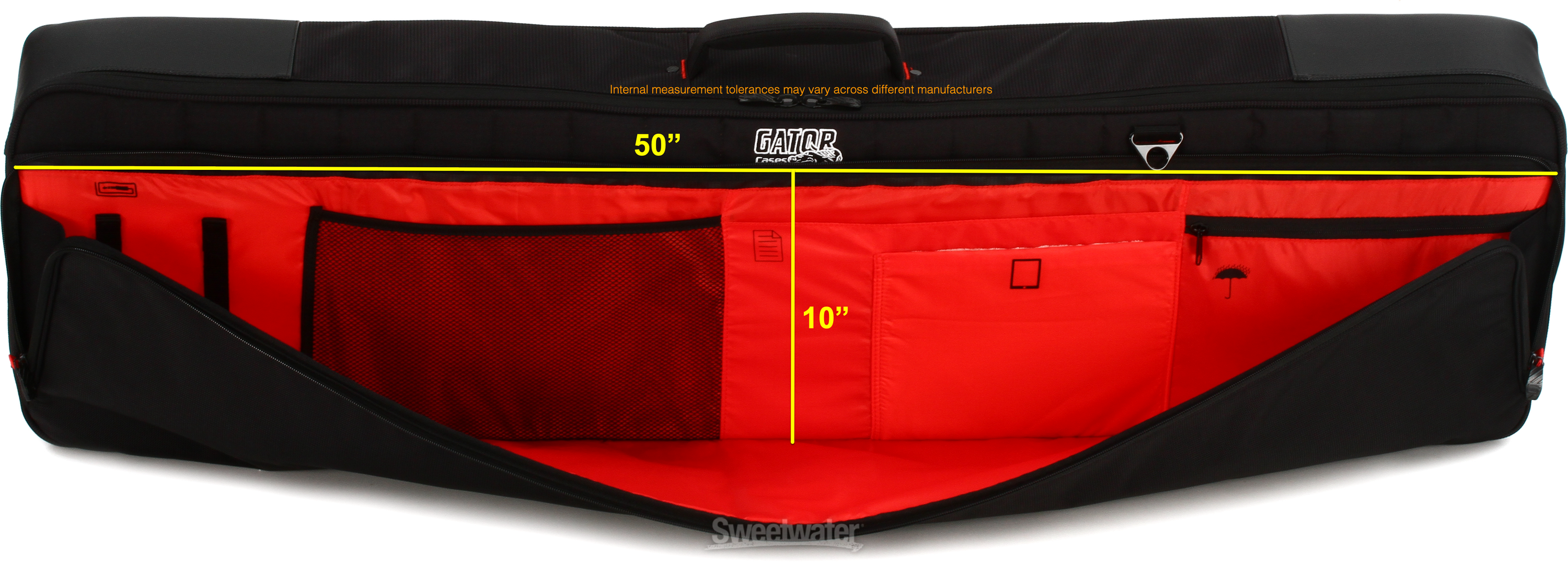 Gator Cases Pro Go g-pg-76究極Gig Bag for 76-noteキーボード 88-Note G-PG-88 Pro-Go Ultimate Gig Bag for 76-Note Keyboards-G-PG-76 - Gator Cases