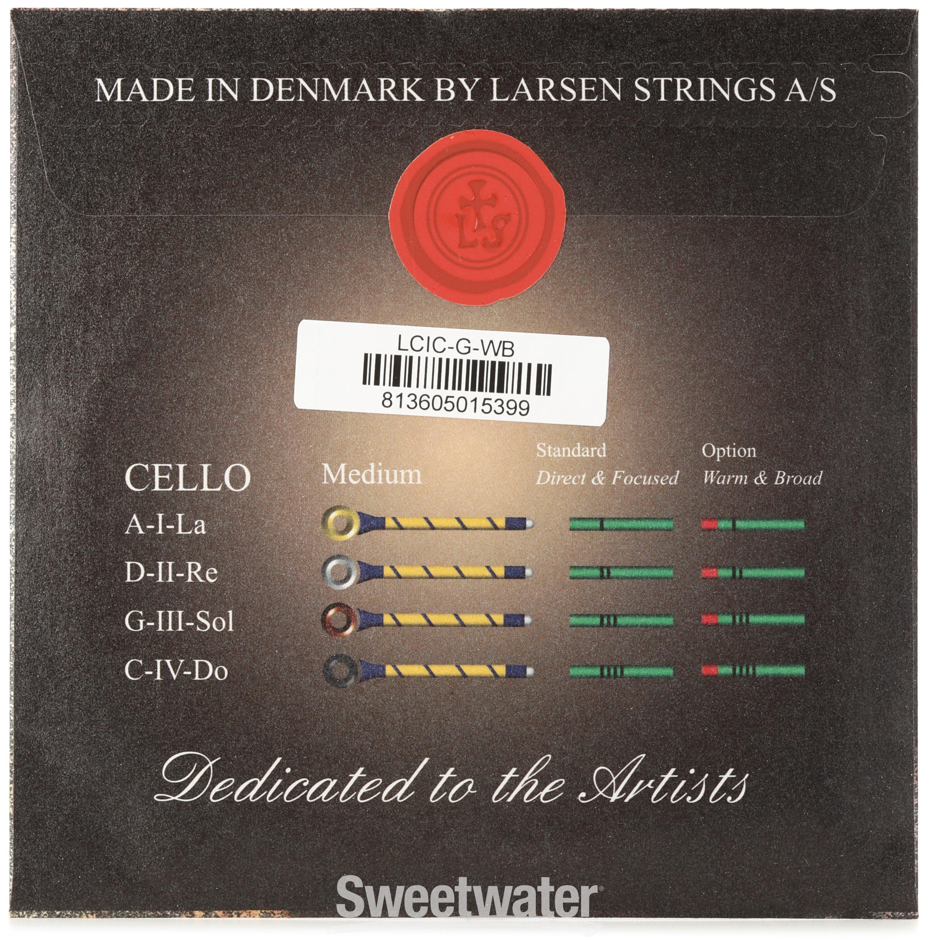 Larsen Il Cannone Cello G String - Warm & Broad | Sweetwater