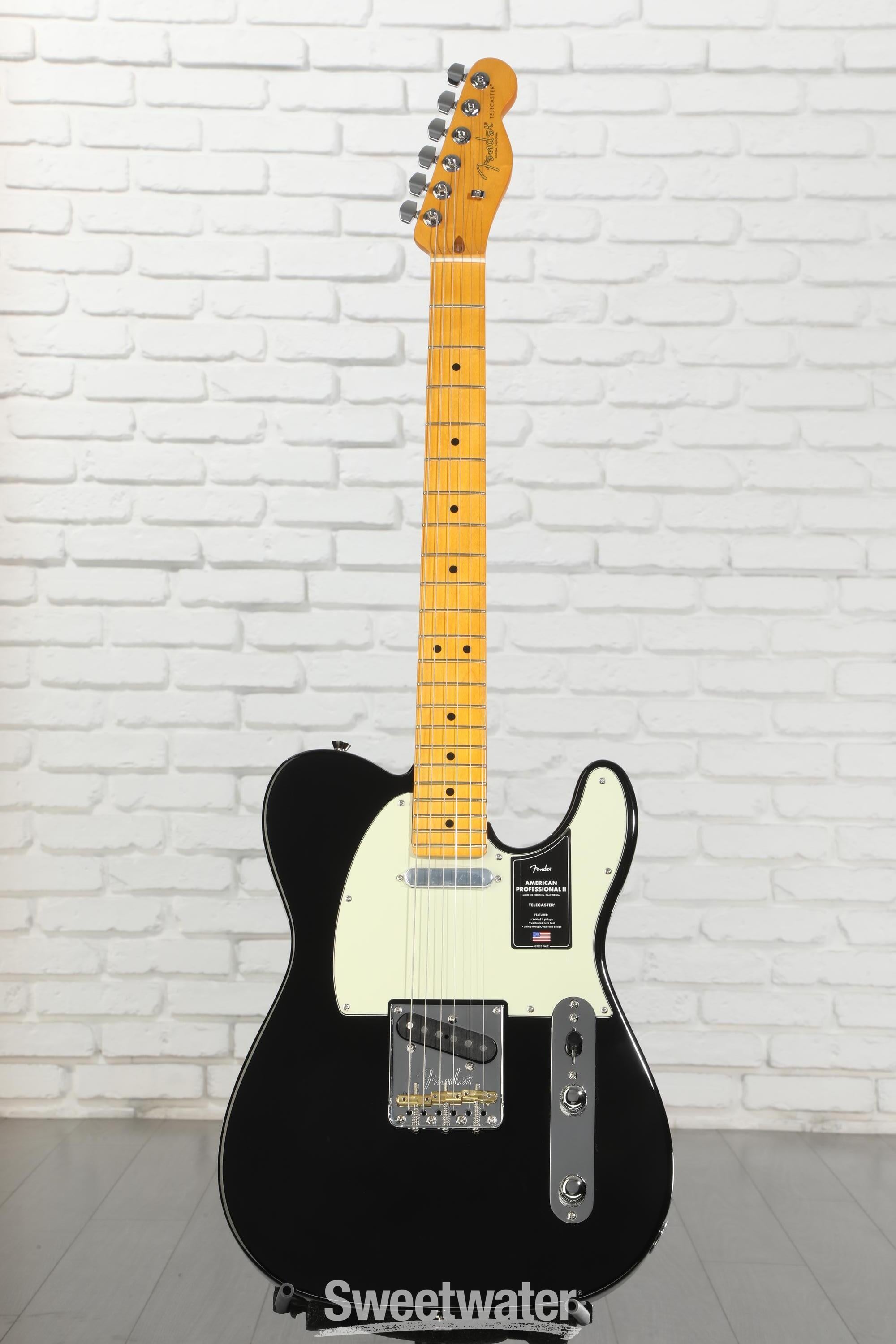 Fender American Professional II Telecaster - Black with Maple
