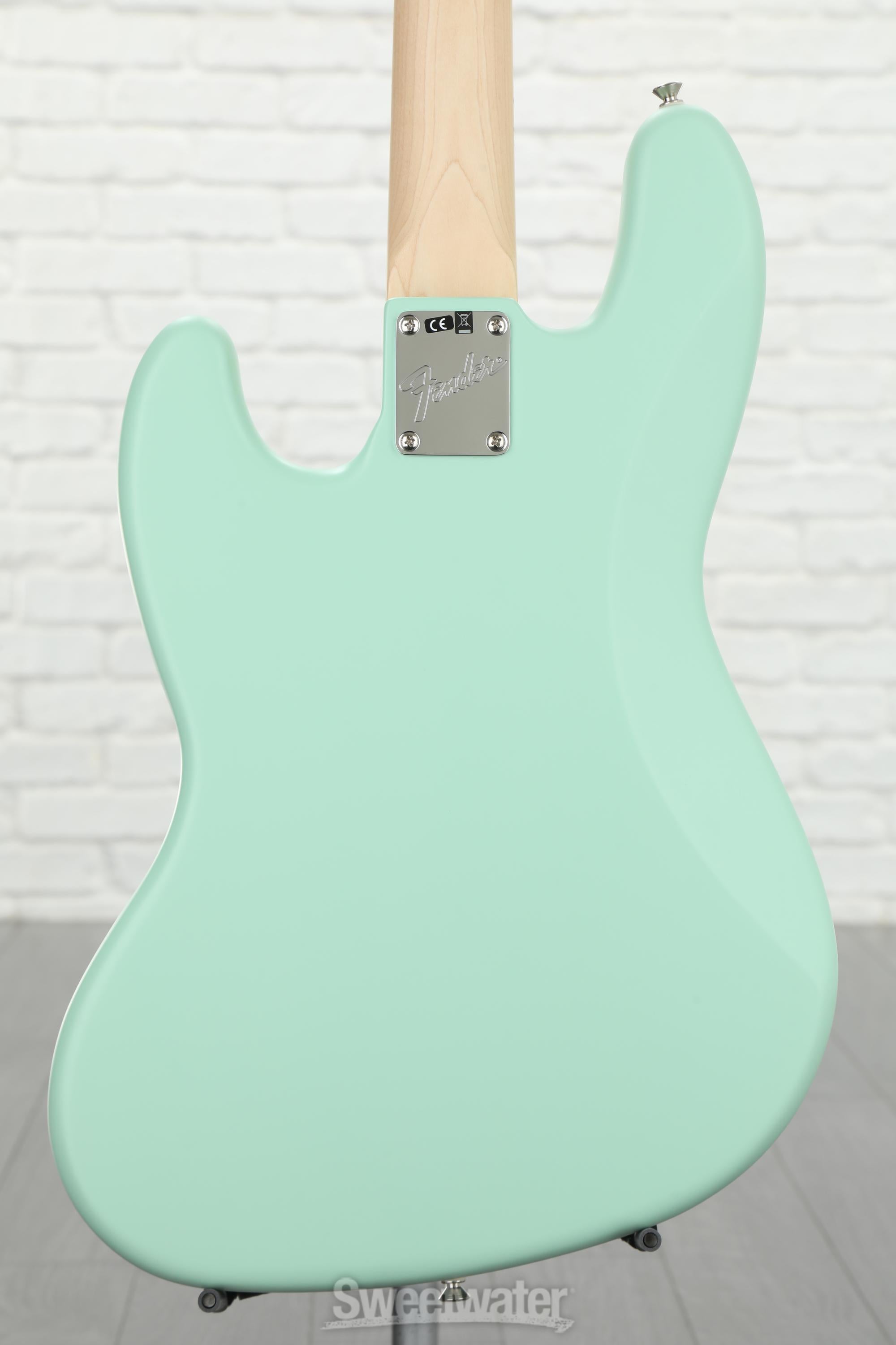 Fender American Performer Jazz Bass - Satin Surf Green with Maple  Fingerboard | Sweetwater