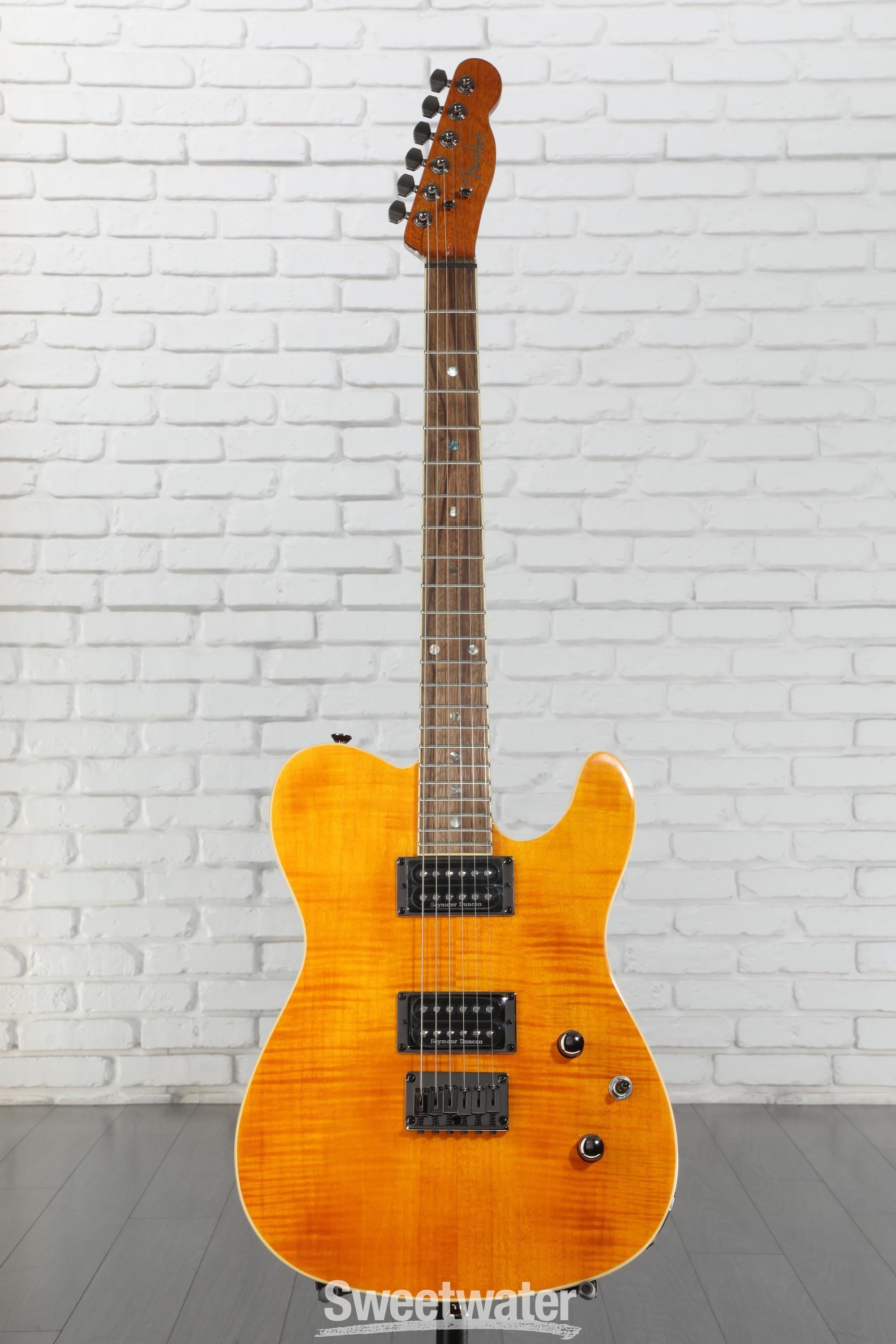 Fender Custom Telecaster FMT HH アンバー Fender Special Edition Custom Telecaster FMT HH - Amber