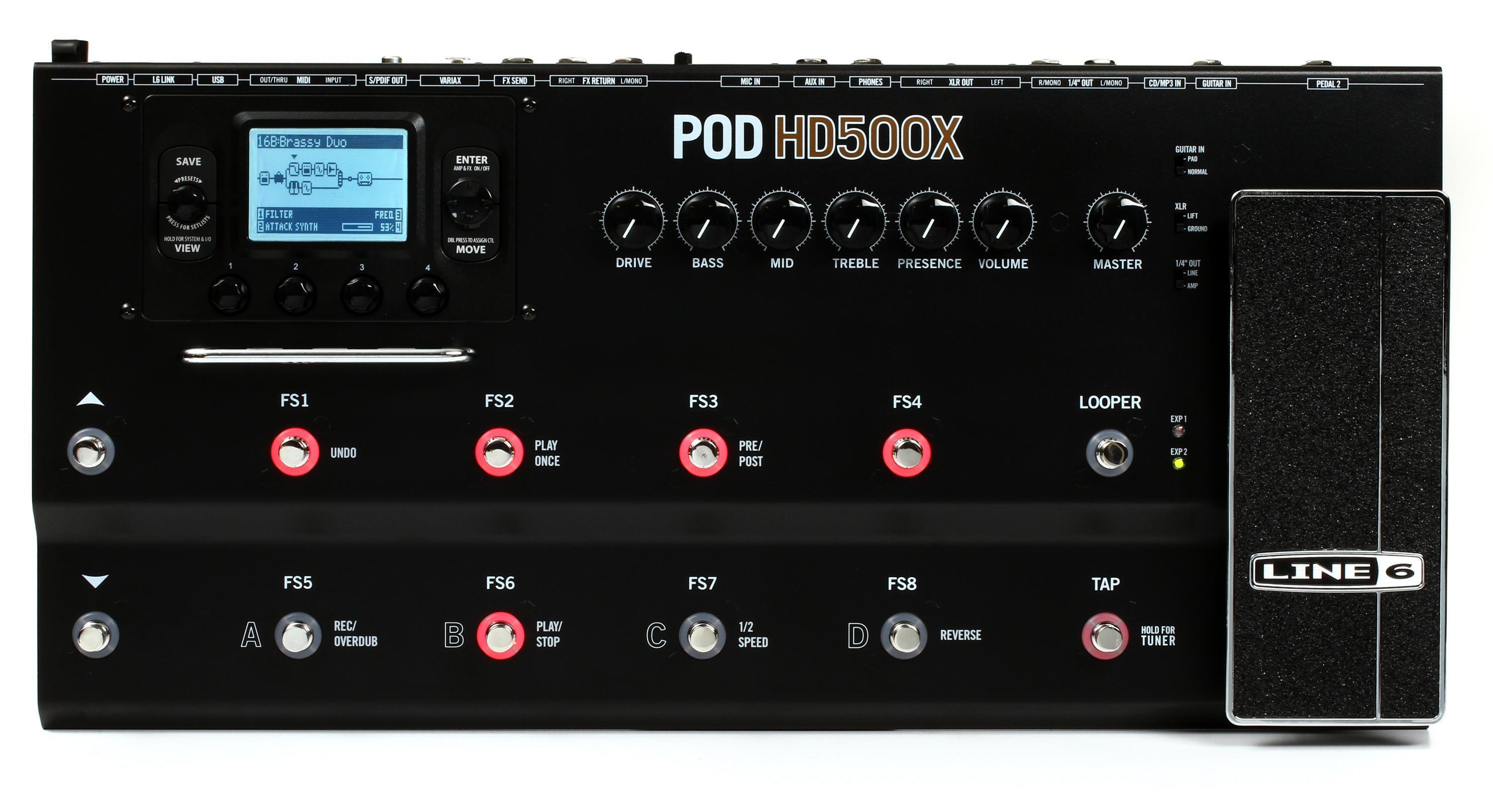 Line 6 POD HD500X Guitar Multi-effects Floor Processor