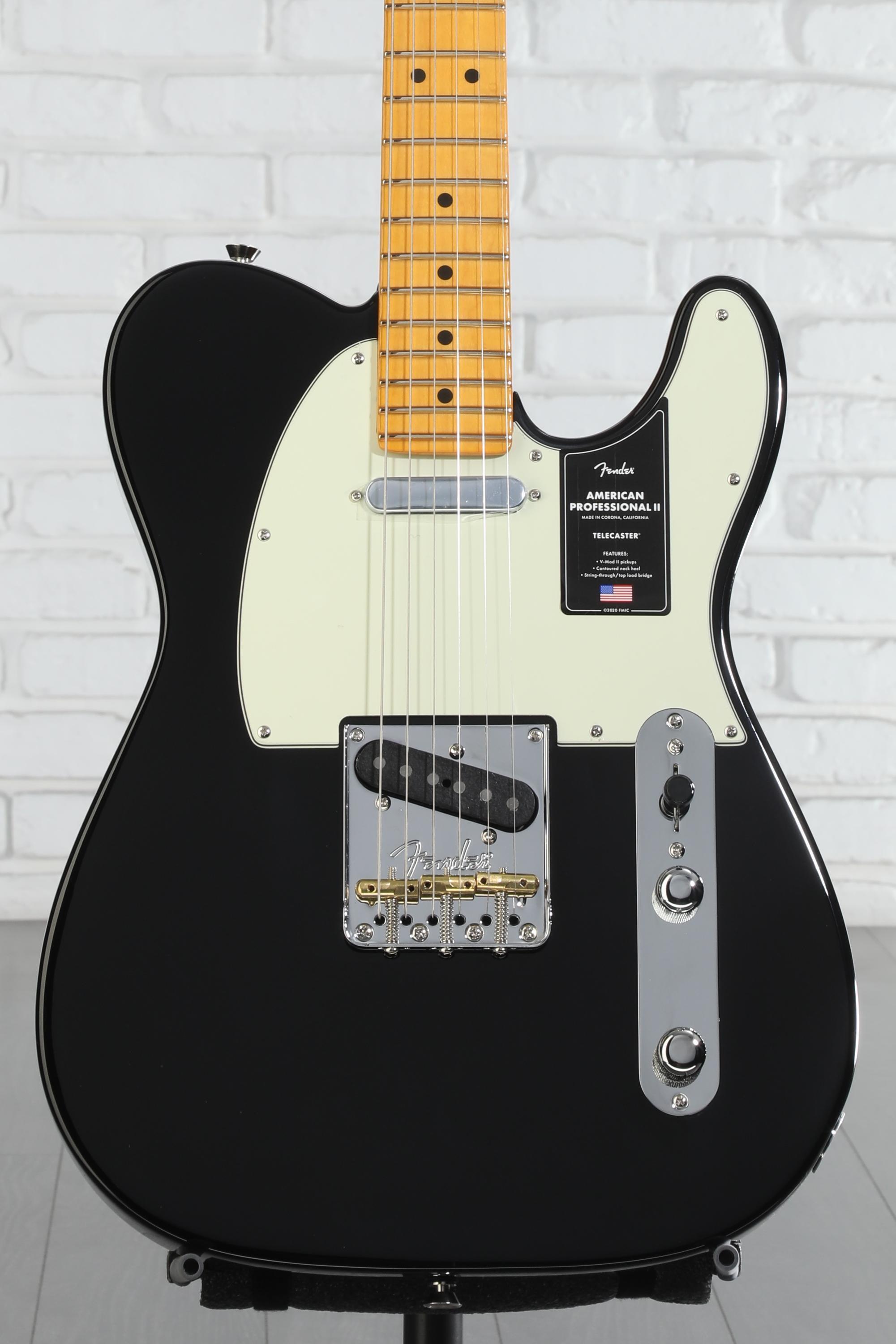 Fender American Professional II Telecaster - Black with Maple