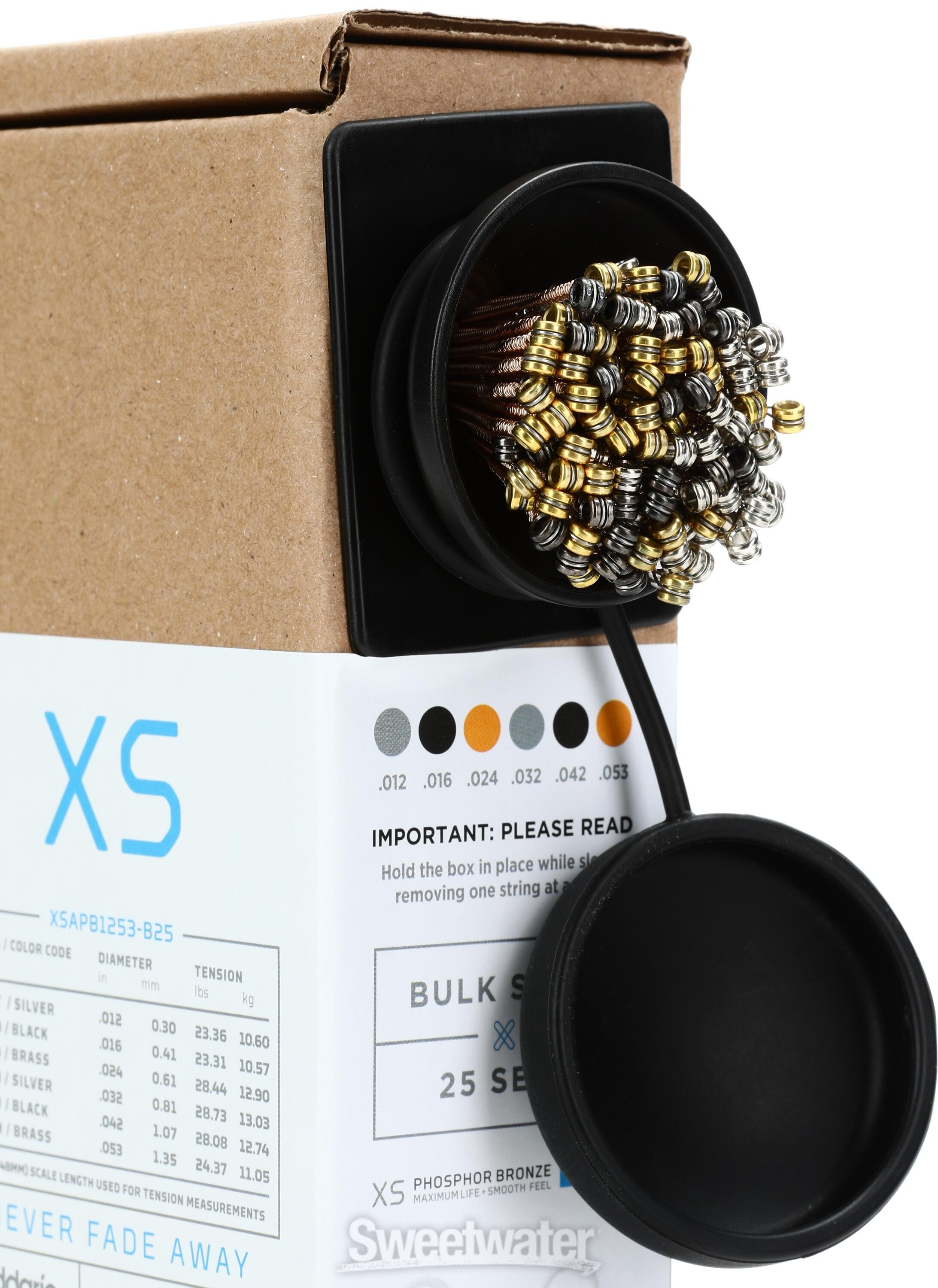 D'Addario XSAPB1253 XS Phosphor Bronze Coated Acoustic