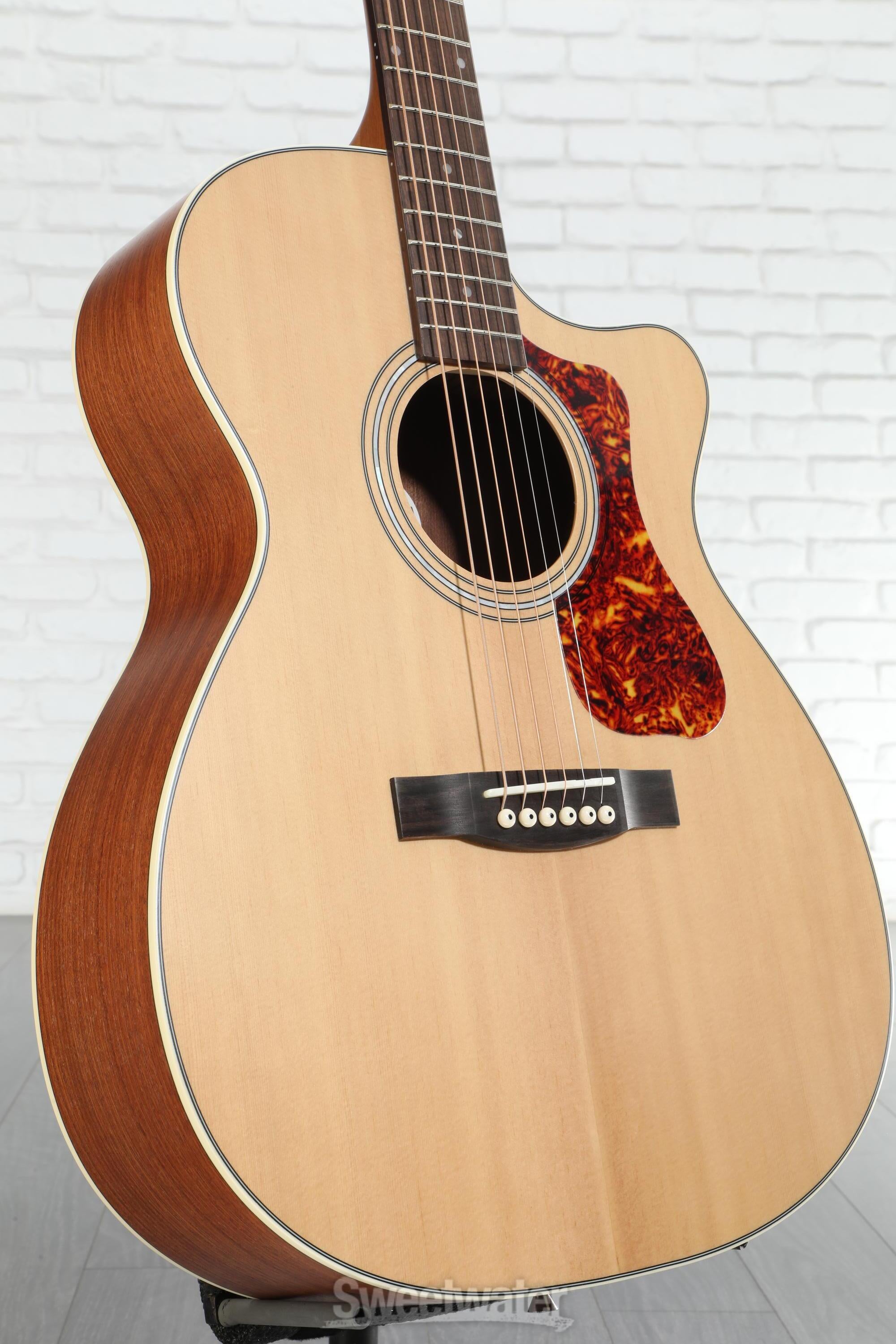 Guild OM-240CE, Orchestra Acoustic-Electric Guitar - Natural