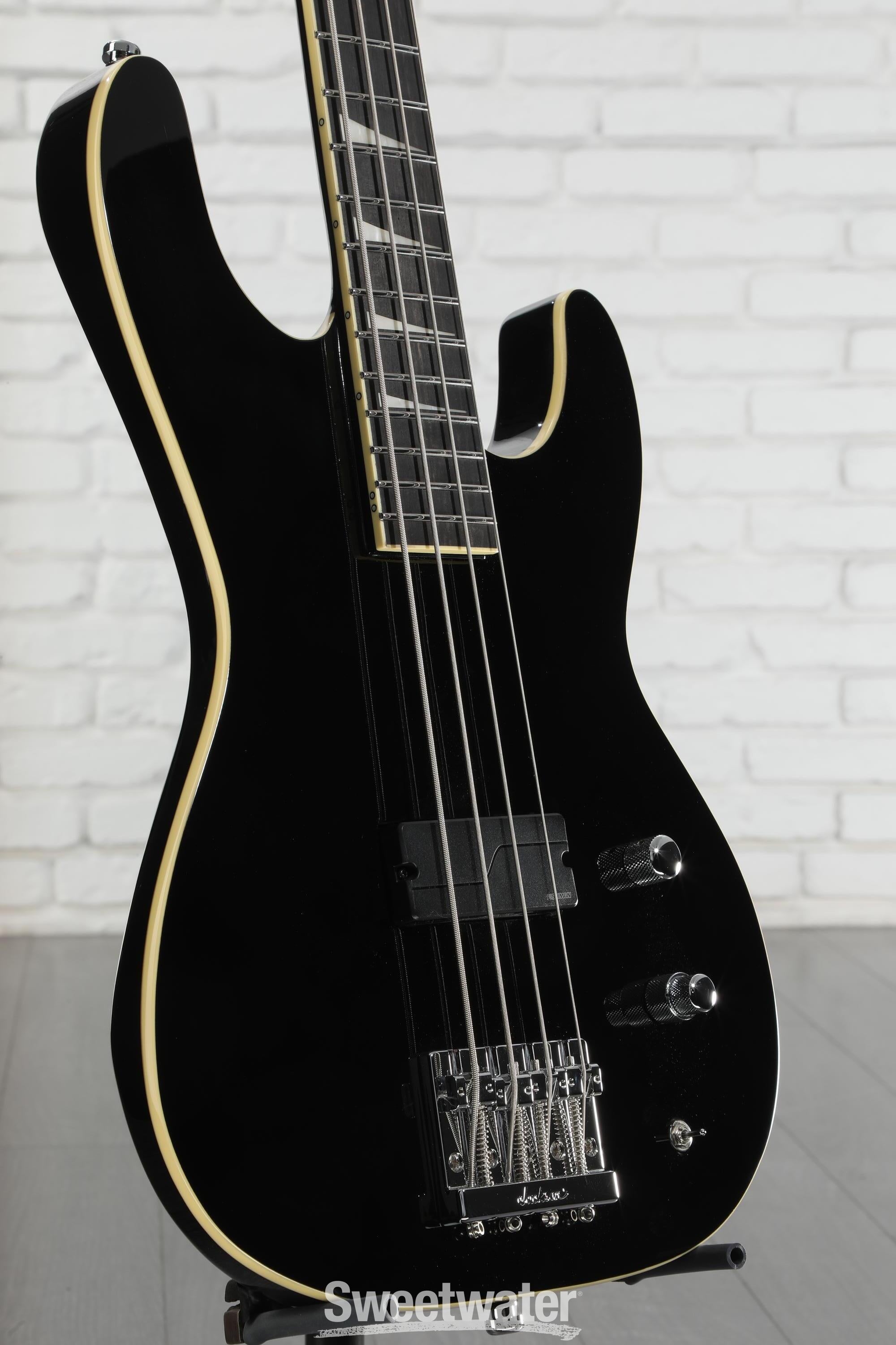 Jackson Limited Edition Pro Plus Series Pure Metal Concert Bass Guitar CB1A - Gloss Black