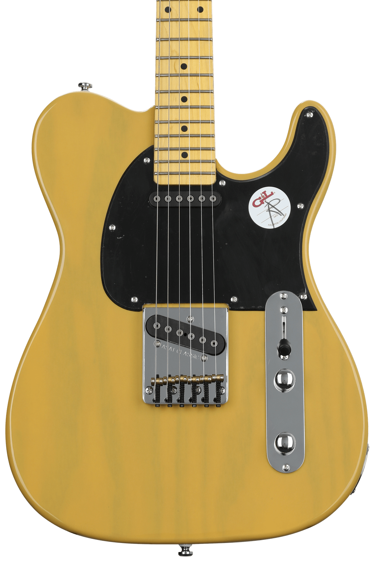 G&L Tribute ASAT Classic Electric Guitar - Butterscotch