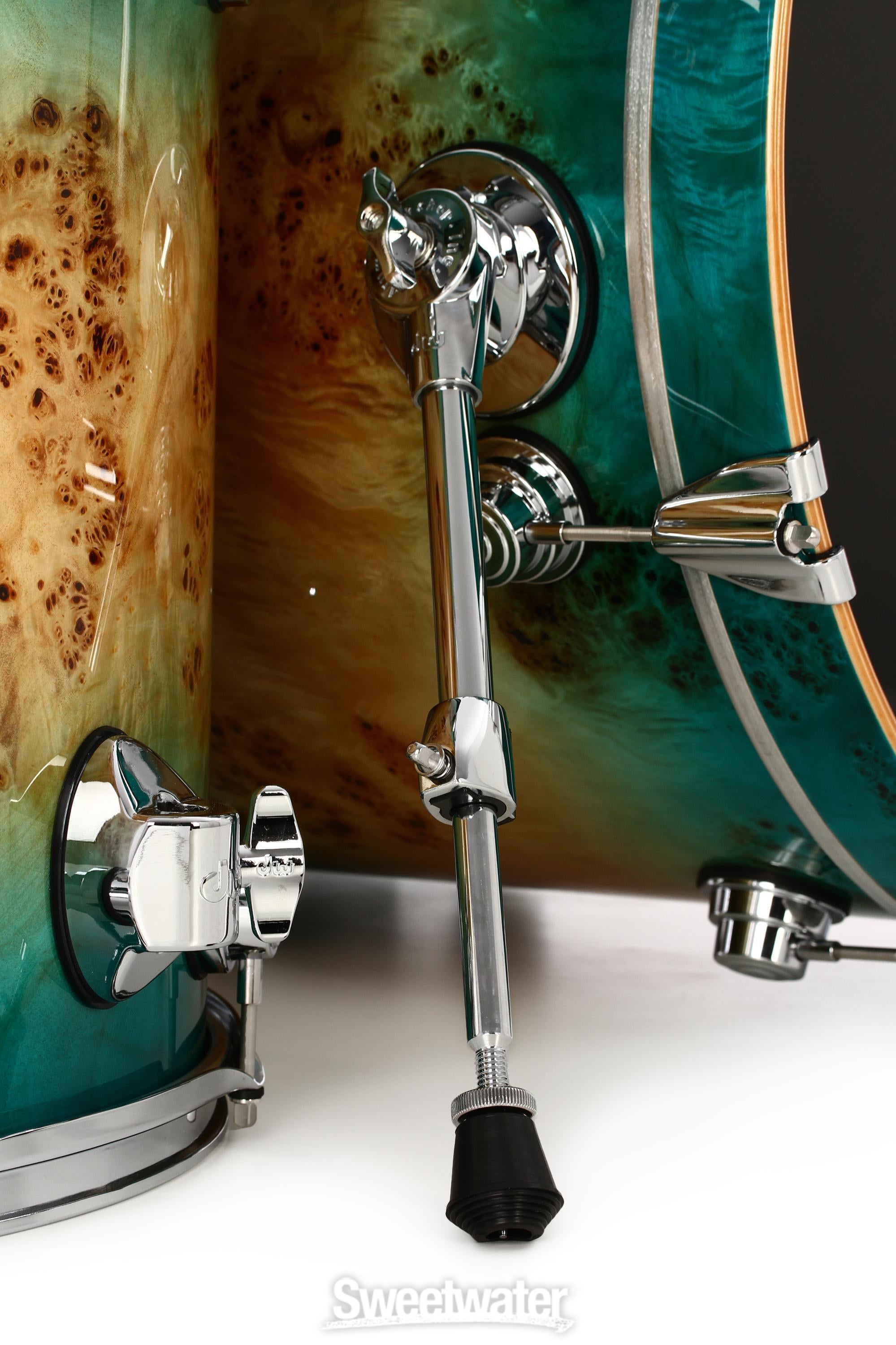 DW Collector's Series Exotic 4-piece Shell Pack - Candy Blue