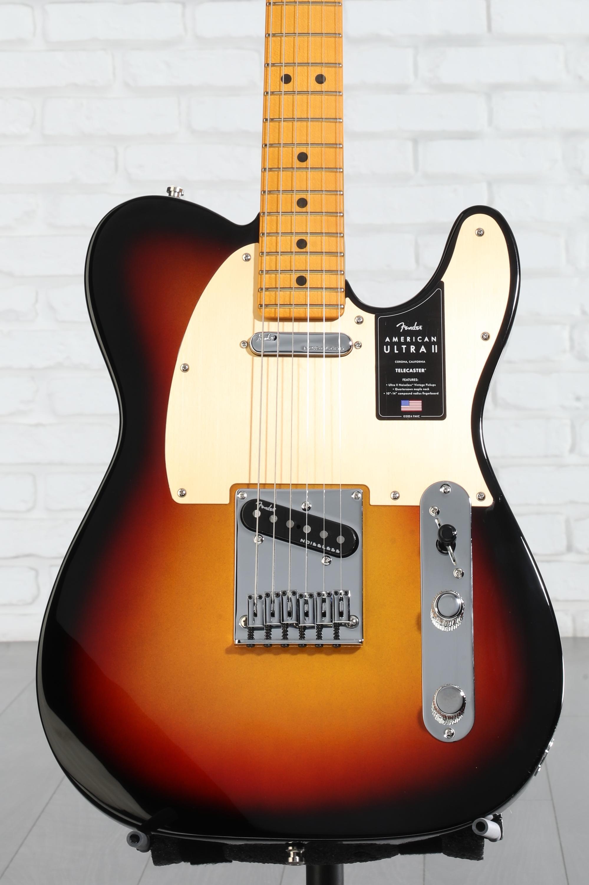 ギター Fender USA American Ultra Telecaster Fender American Ultra II Telecaster Electric Guitar - Ultraburst