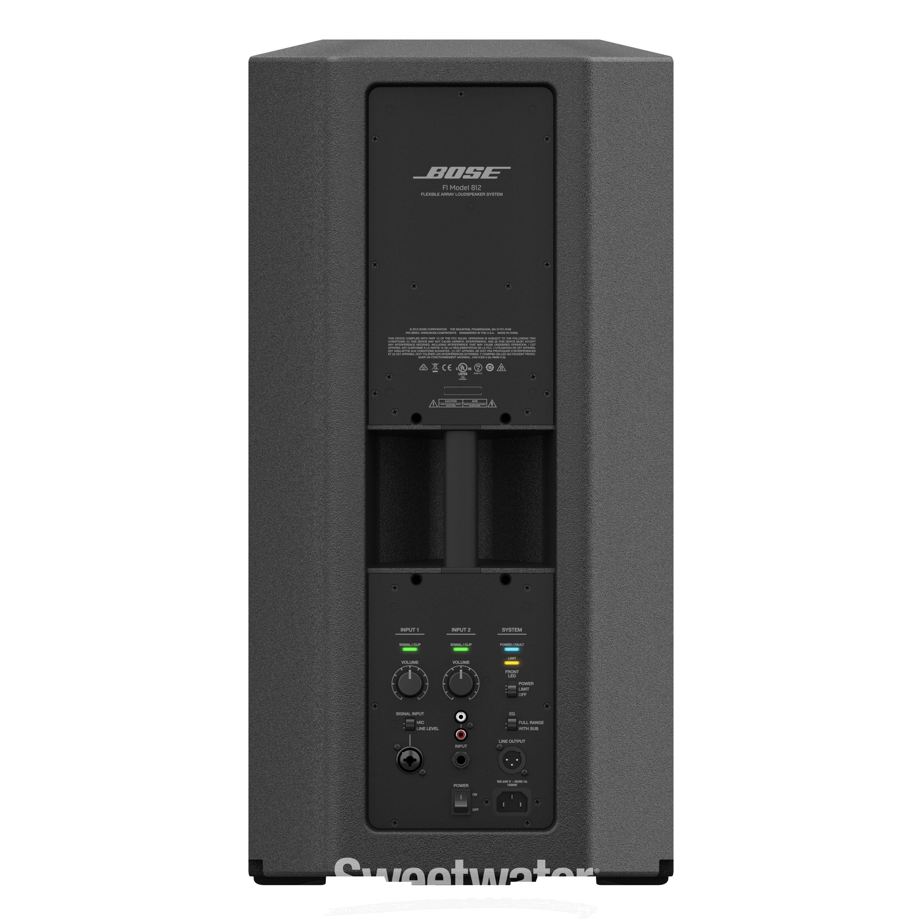 Bose F1 Model 812 Package - w/Stands and Cables | Sweetwater