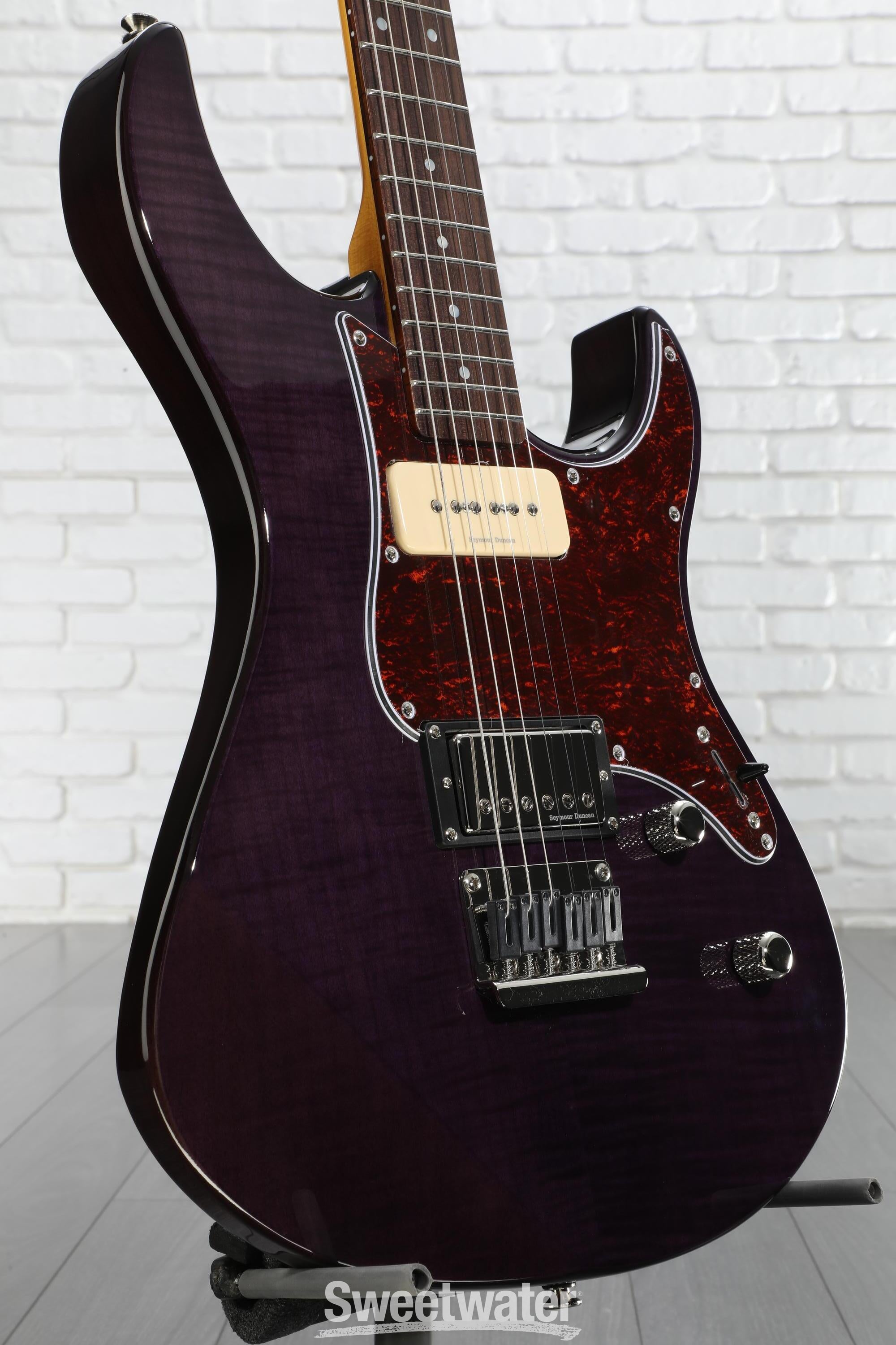 Yamaha PAC611HFM Pacifica Electric Guitar - Translucent Purple