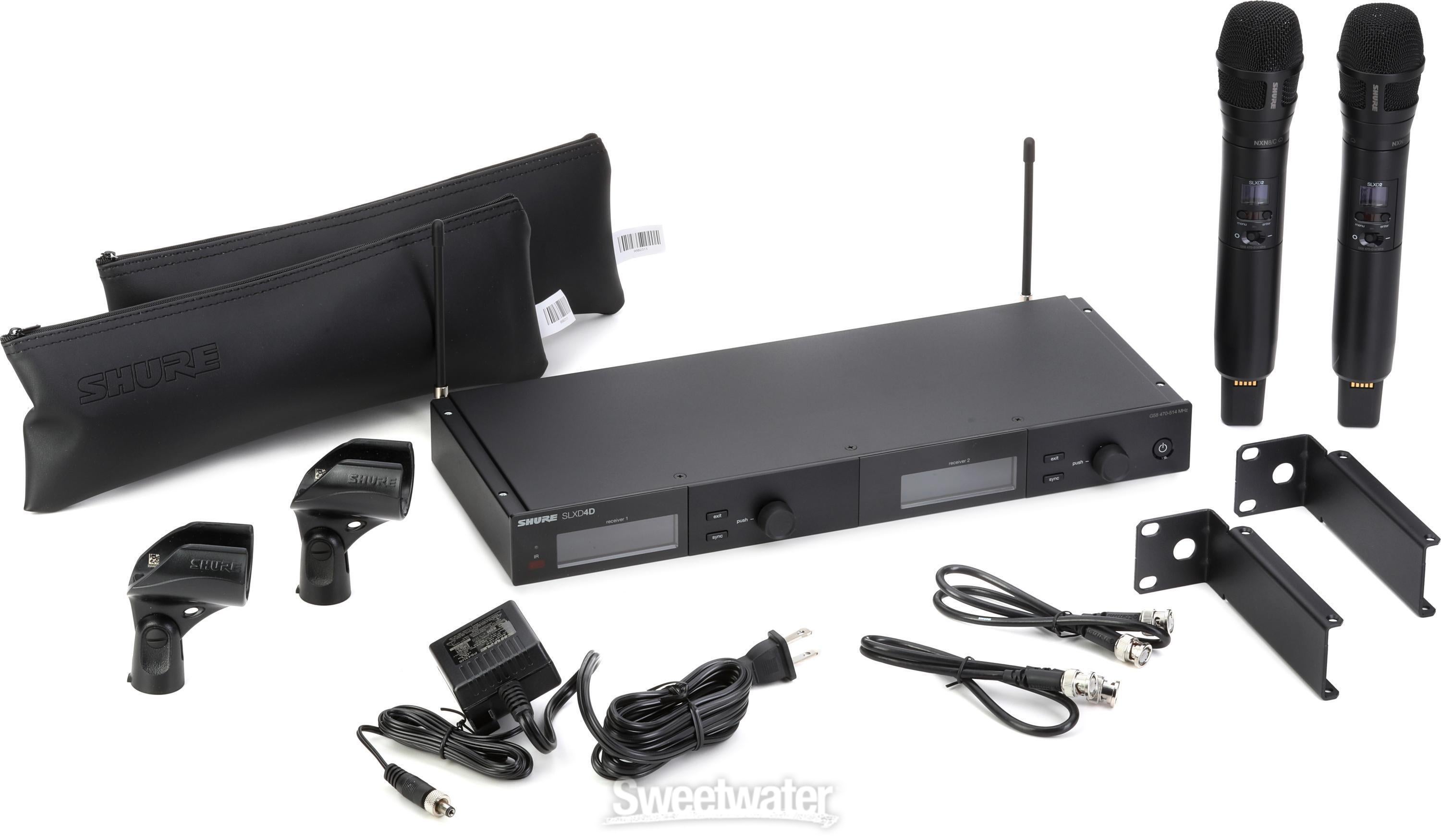 Shure SLX-D/Nexadyne Digital Wireless Microphone System | Sweetwater