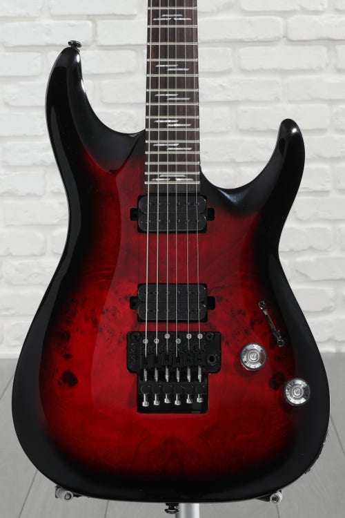 Schecter Omen Elite-6 FR Electric Guitar - Black Cherry Burst