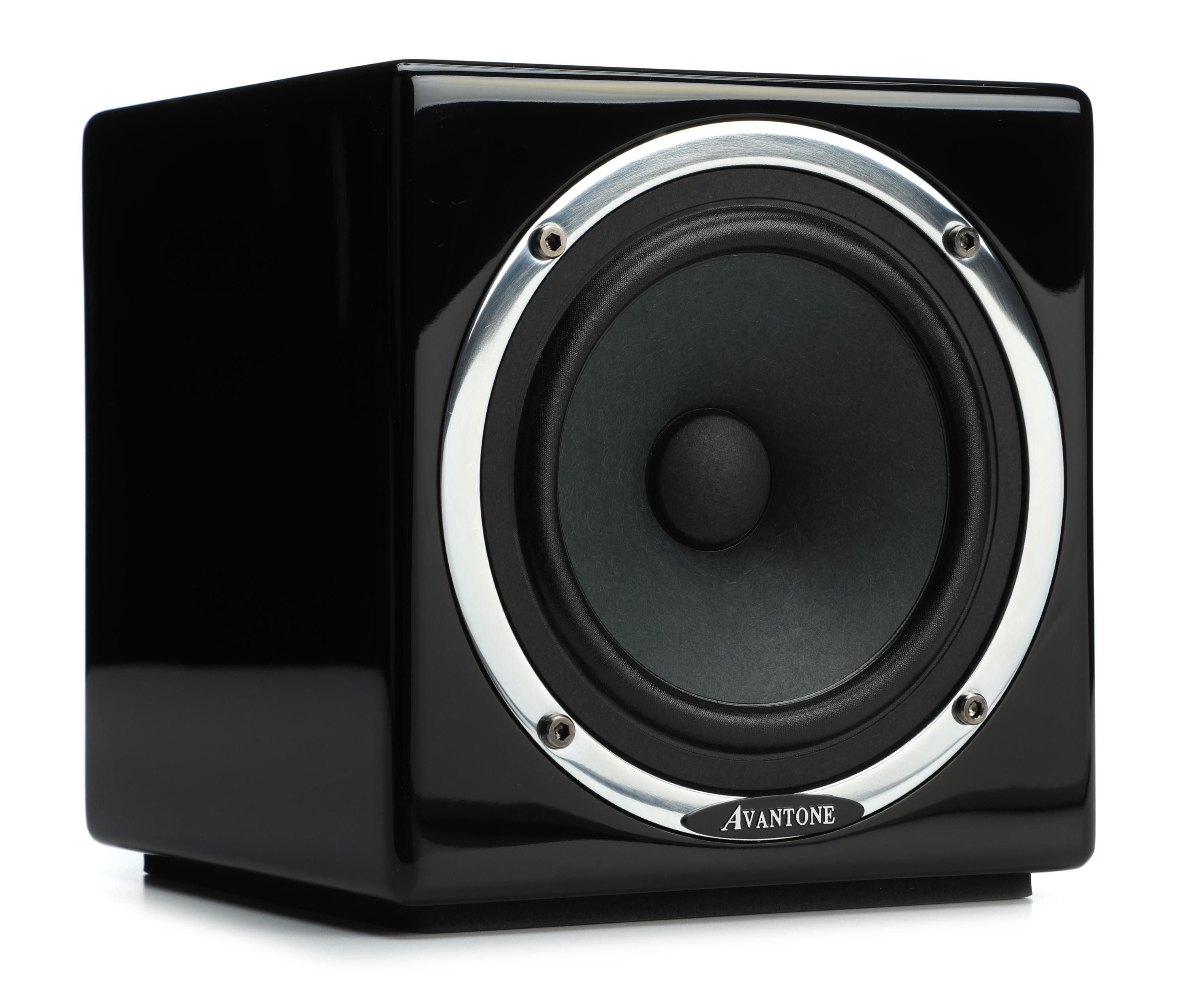 Avantone Pro Active MixCube 5.25 inch Powered Studio Monitor - Gloss Black  (each) | Sweetwater