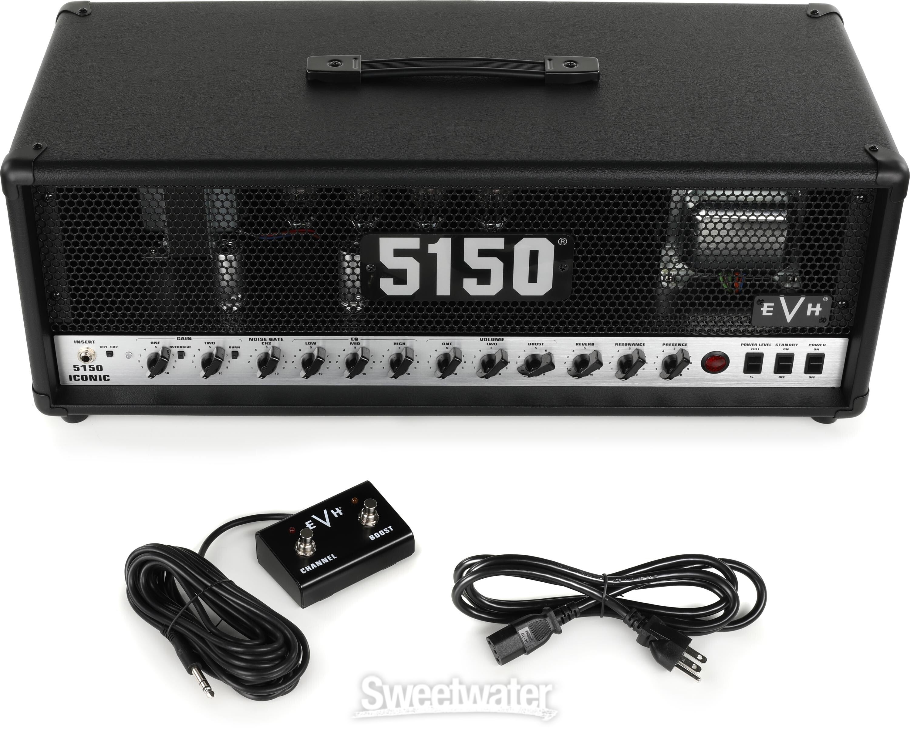 EVH 5150 Iconic Series 80-watt Tube Head - Black