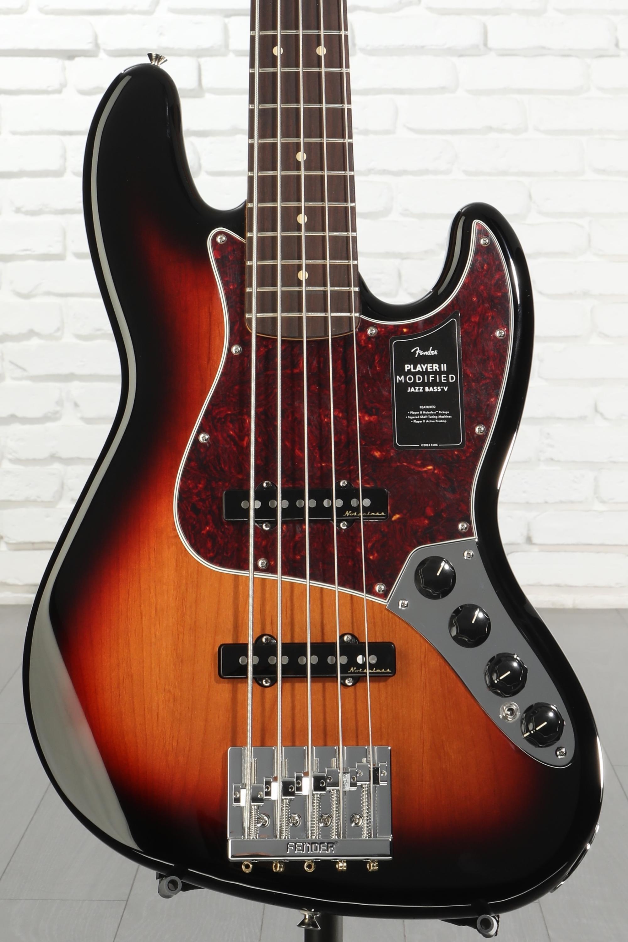 Fender Player II Modified Active Jazz Bass V - 3-tone Sunburst