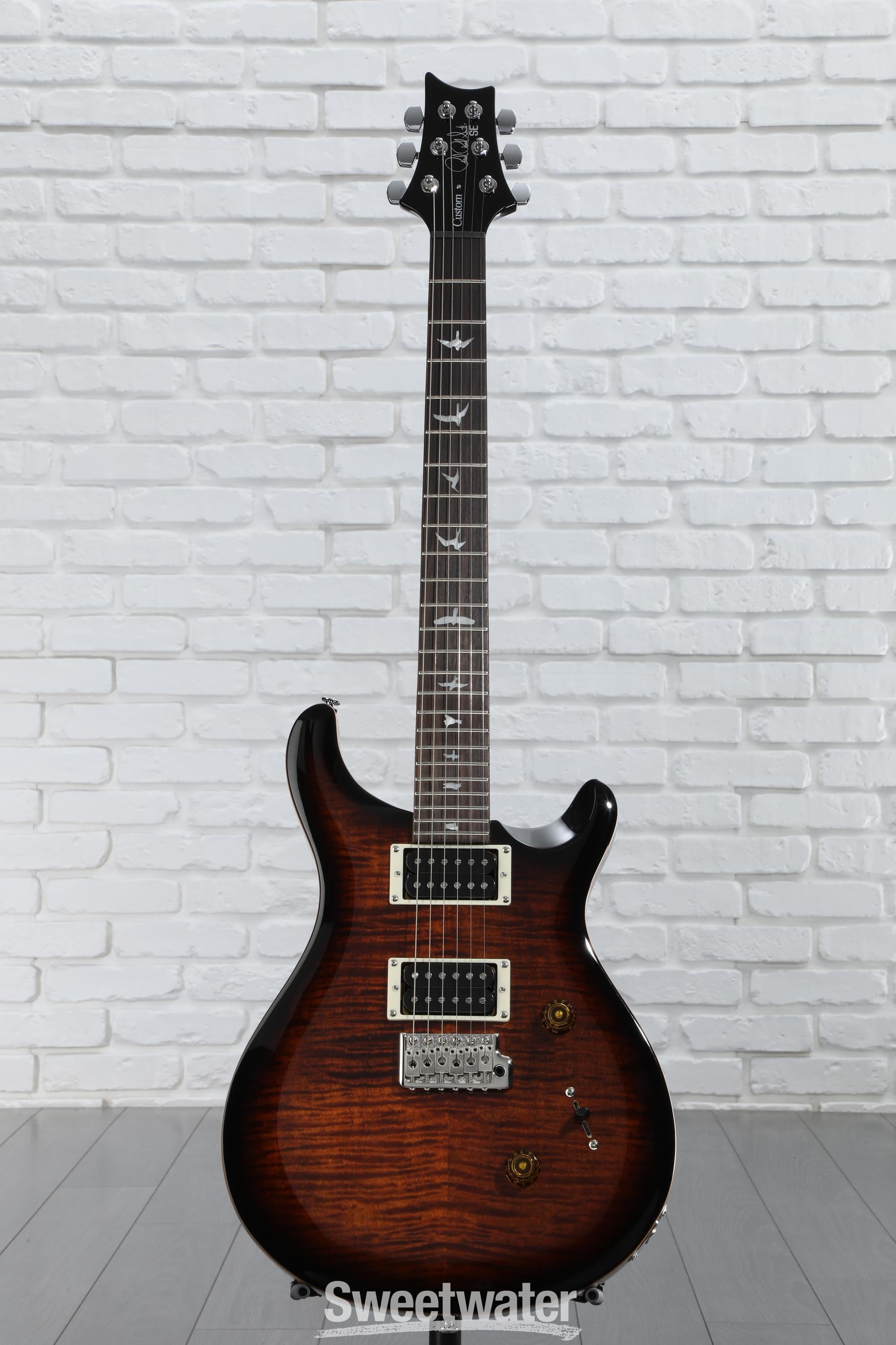 PRS SE Custom 24 Electric Guitar - Black Gold Sunburst