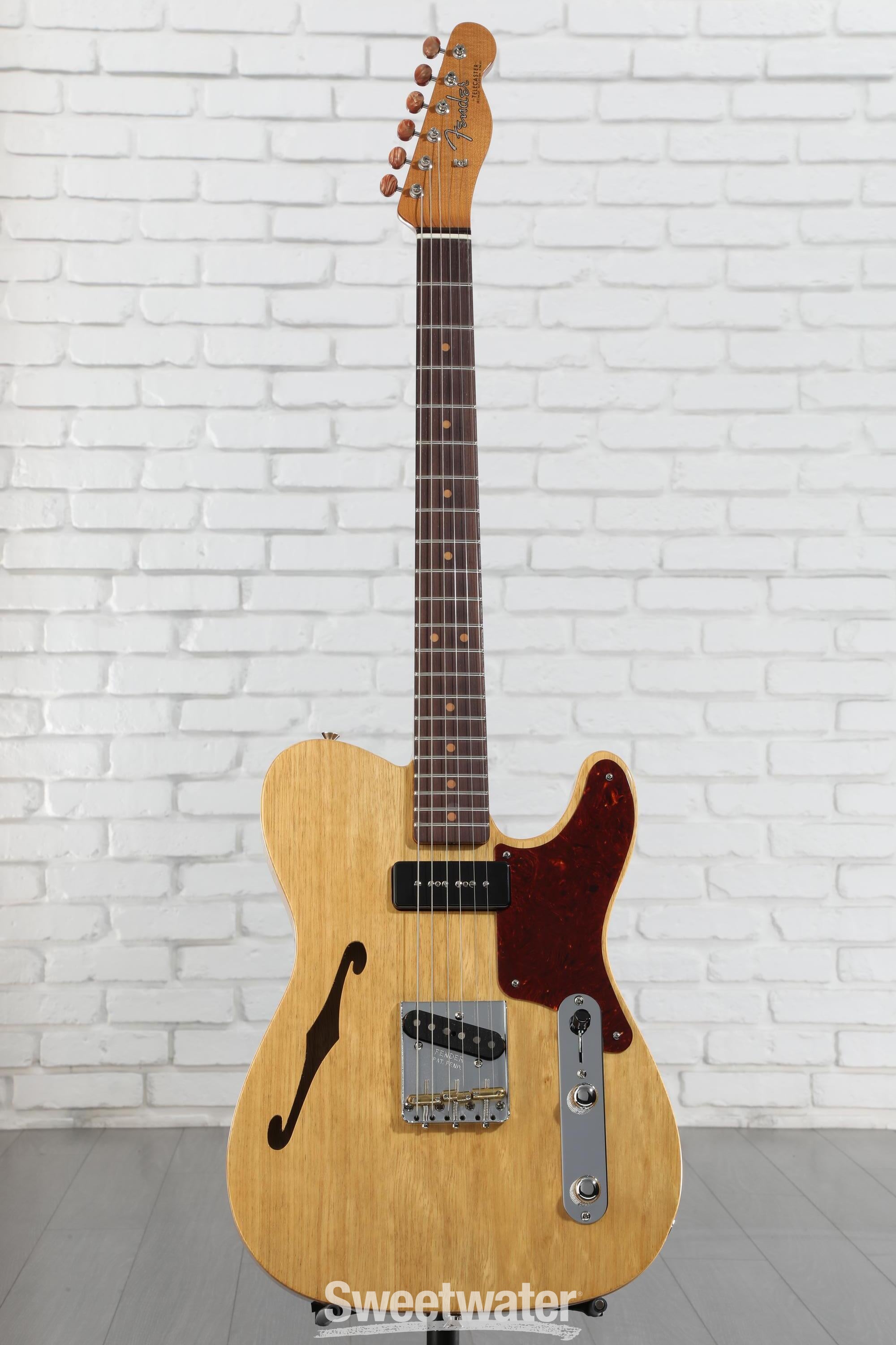 ギター Fender Custom Shop Korina Telecaster Fender Custom Shop Artisan Korina Telecaster Thinline