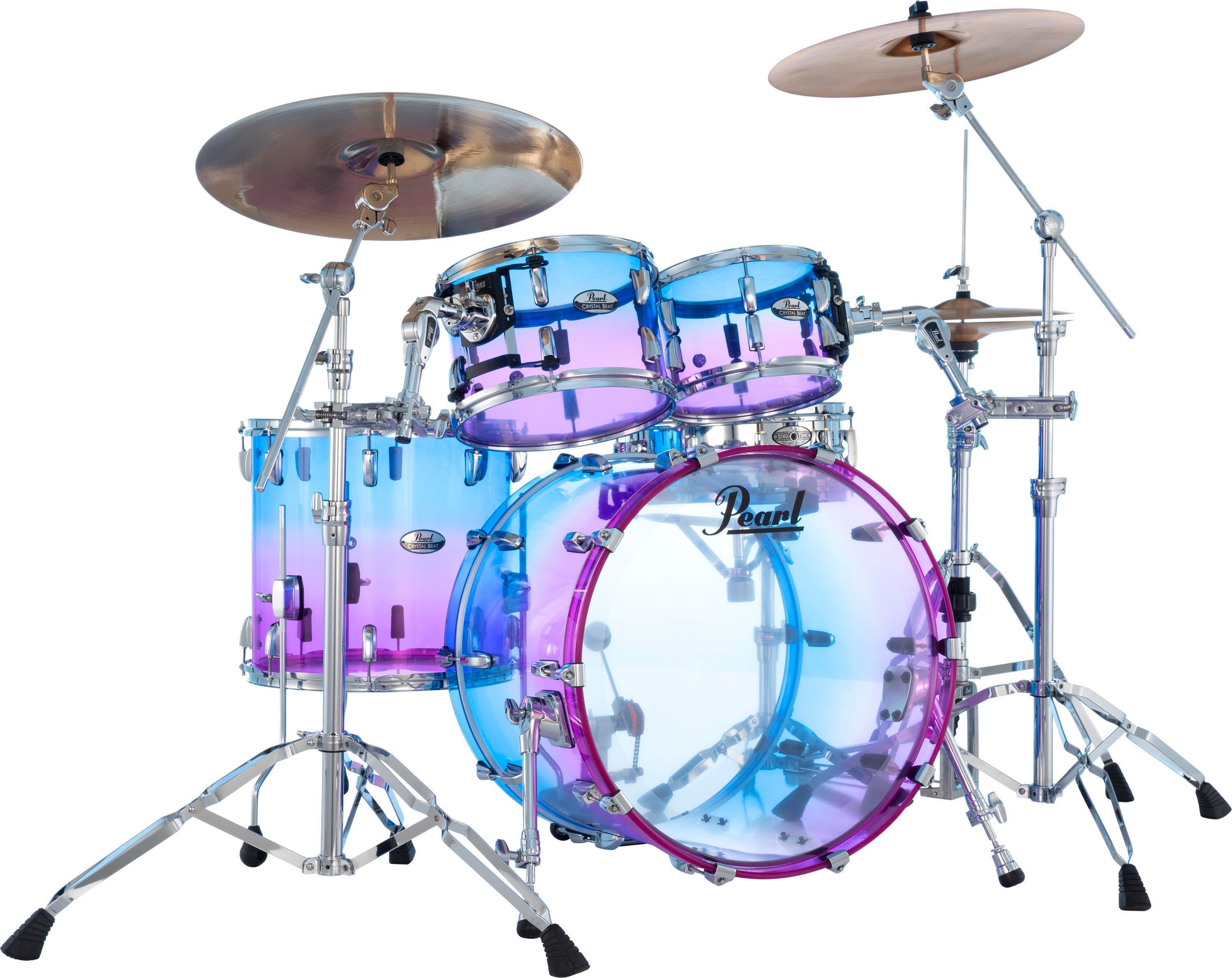 Photo of Pearl Crystal Beat 4-piece Shell Pack - Cotton Candy Fade