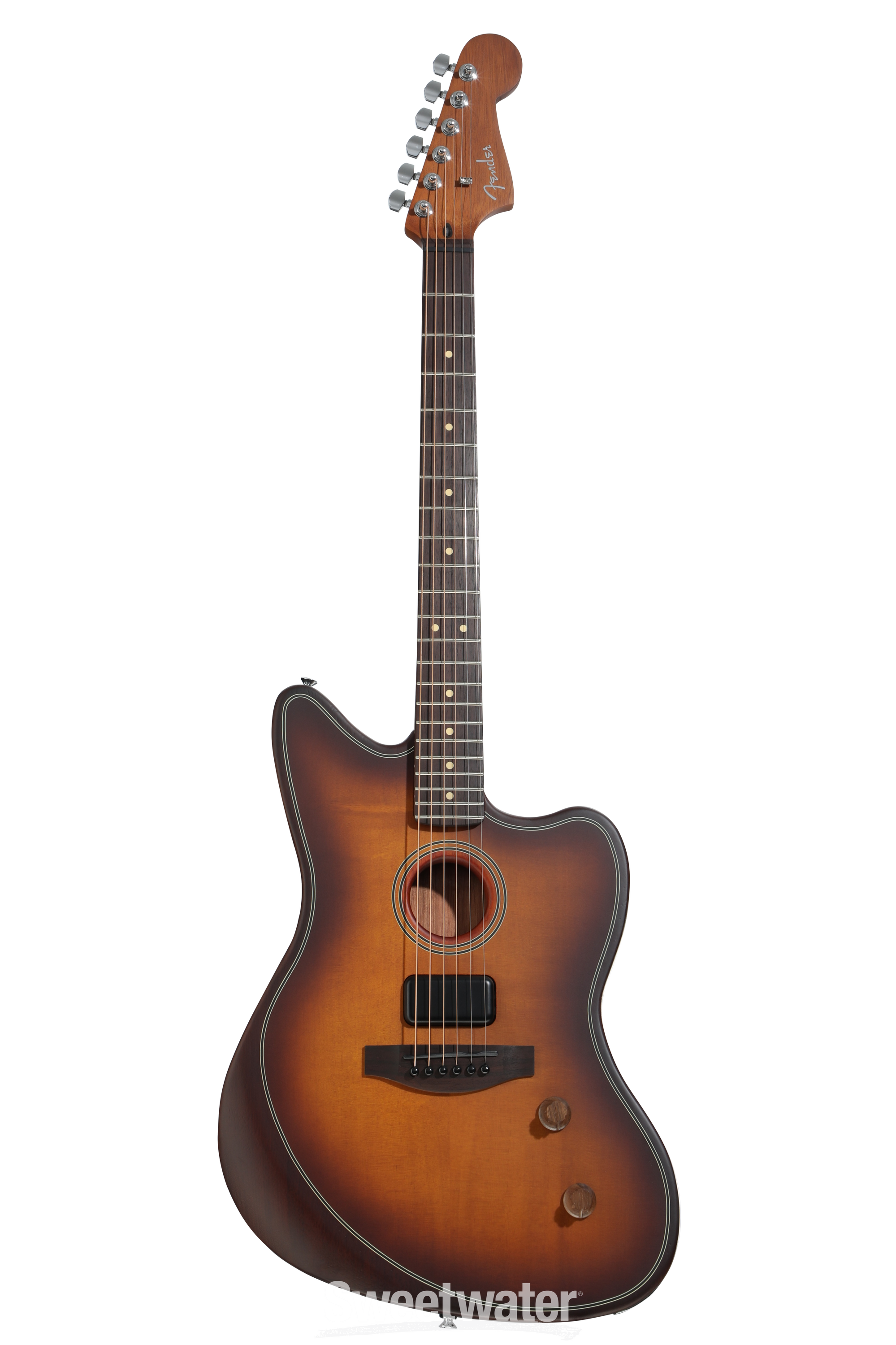 Amazon.com: Fender American Acoustasonic Jazzmaster Acoustic
