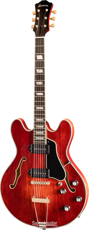 Eastman Guitars T64/TV-T Thinline Hollowbody Electric Guitar - Truetone  Vintage Classic