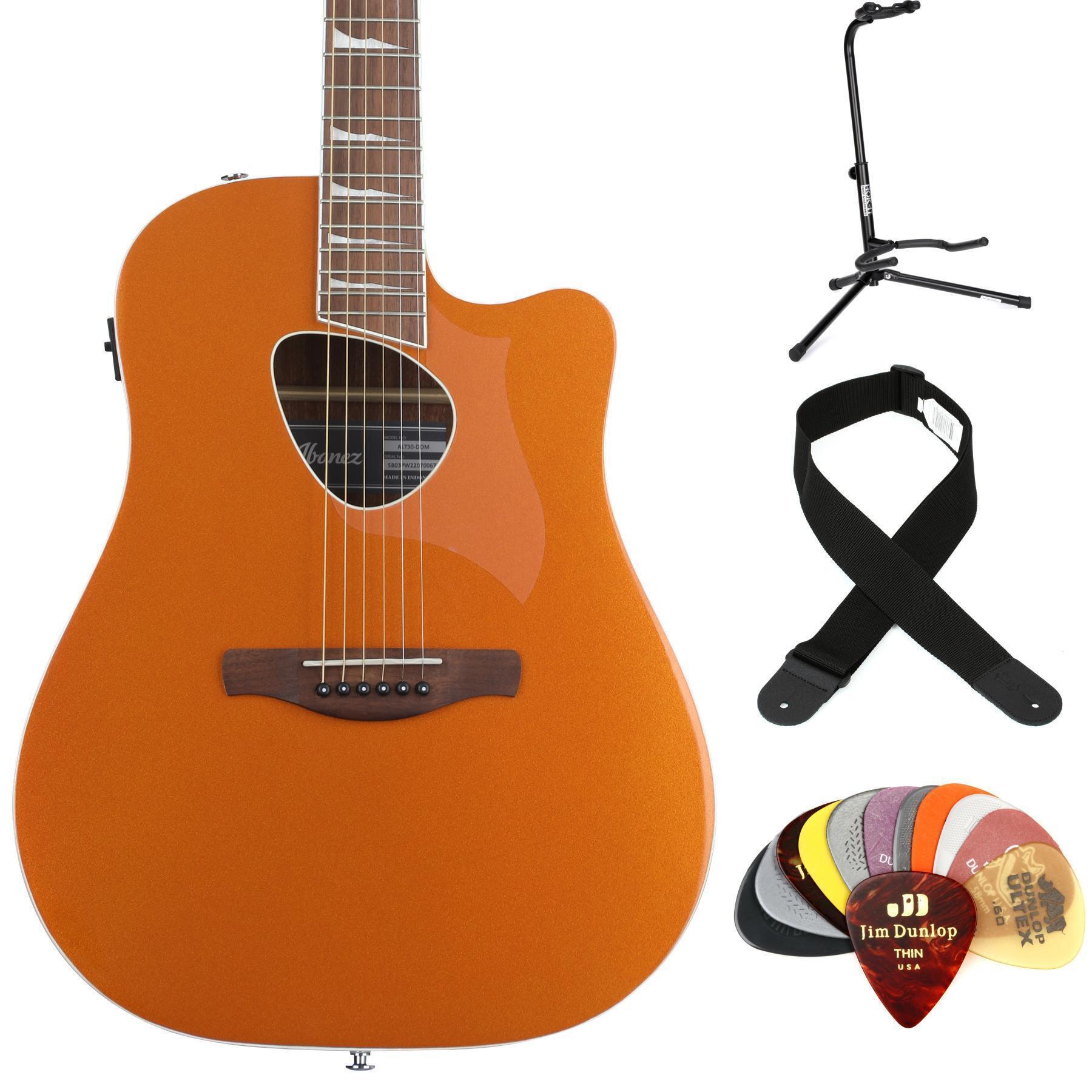 Ibanez Altstar ALT30 Acoustic-Electric Guitar - Dark Orange