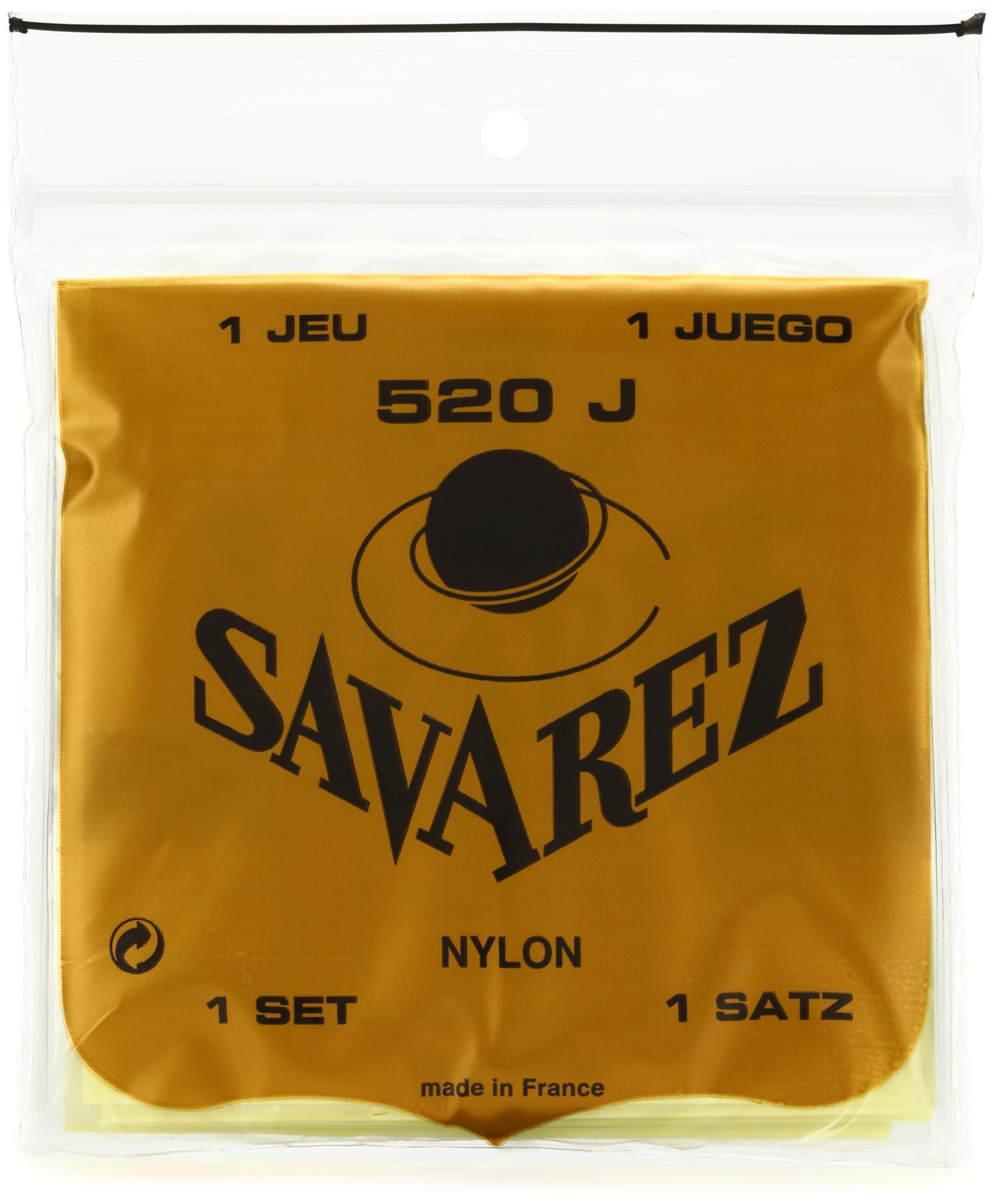 Savarez S.A. 520J Rectified Nylon Classical Guitar Strings High Tension Sweetwater