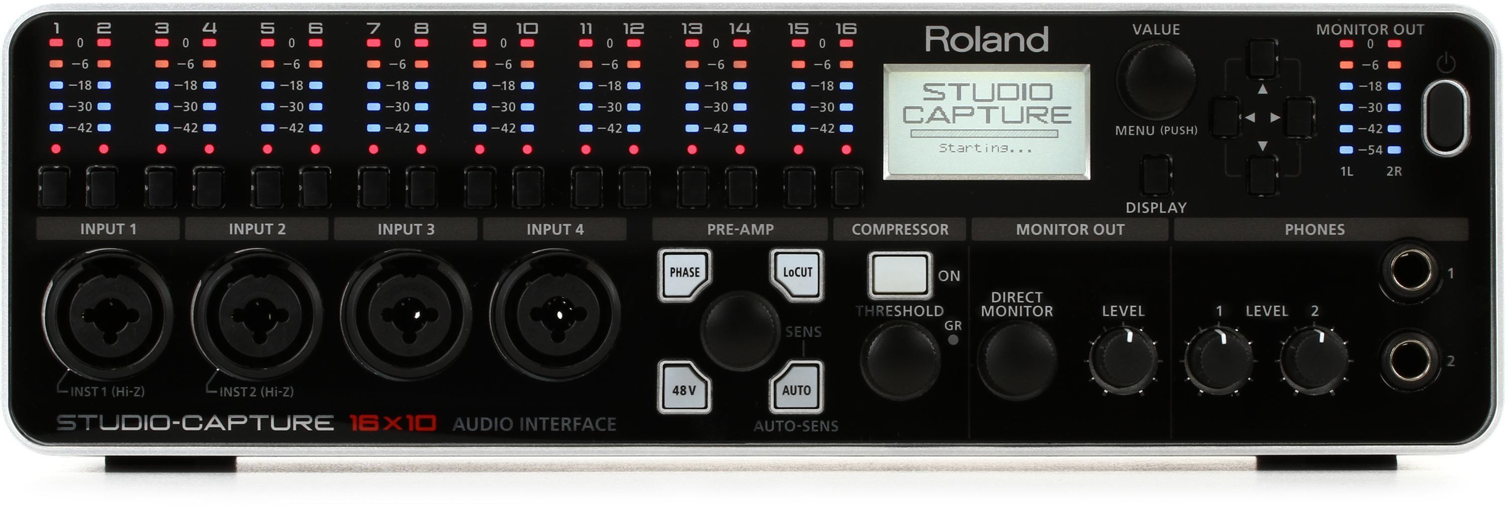 Roland Studio-Capture UA-1610 USB Audio Interface | Sweetwater