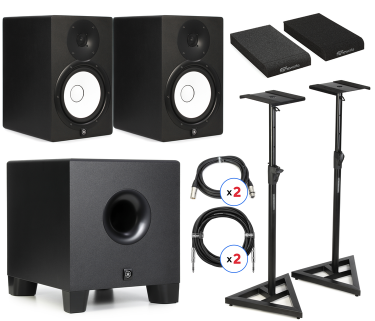 YAMAHA HS8S パワードスピーカー ブラック YAMAHA HS8S パワードスピーカー ブラック パワードモニター