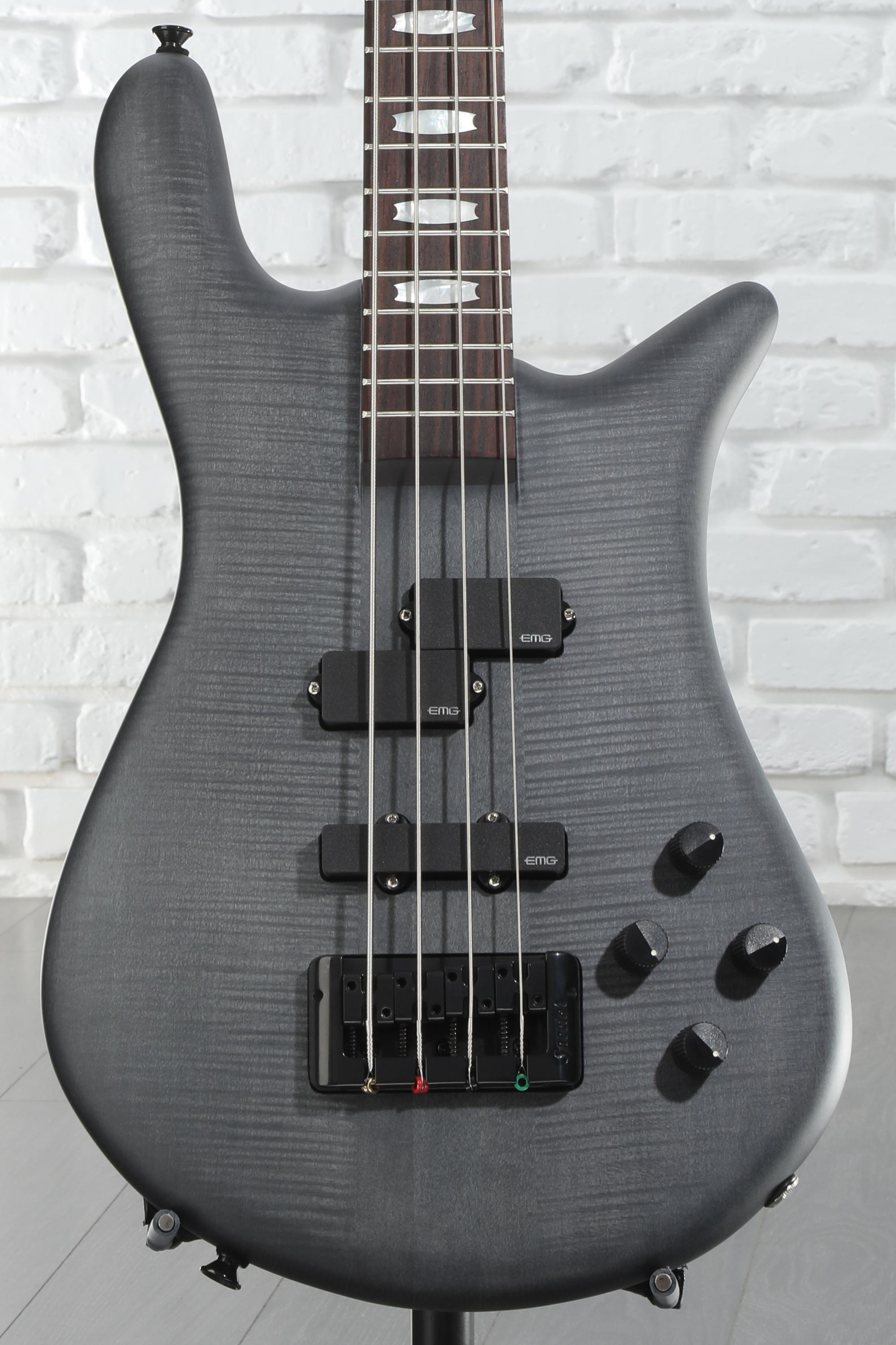 Spector Euro 4 LX Electric Bass Guitar - Black Stain