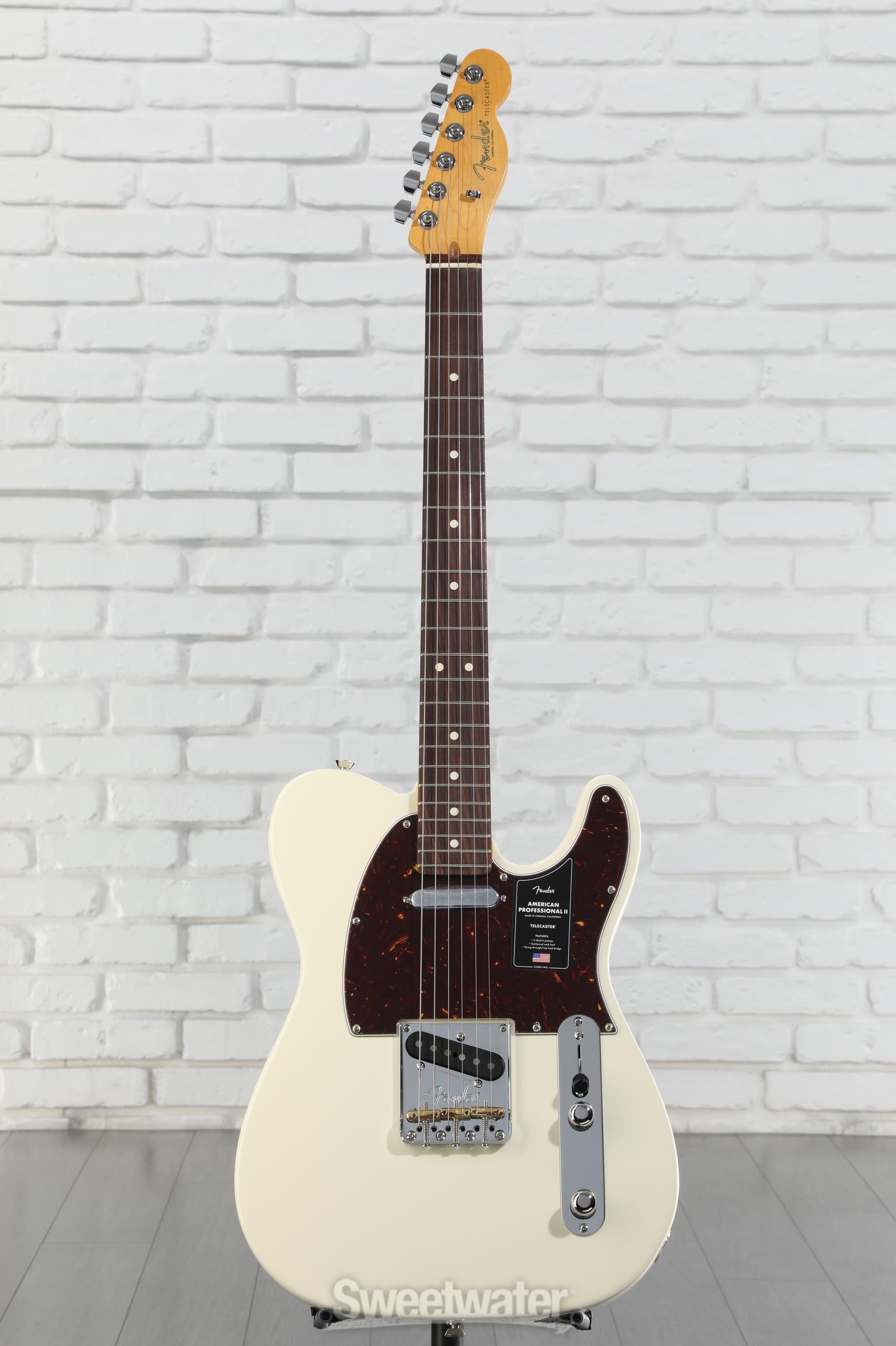 ギター Fender Telecaster AmericanProfessional2 Fender American Professional II Telecaster - Black with