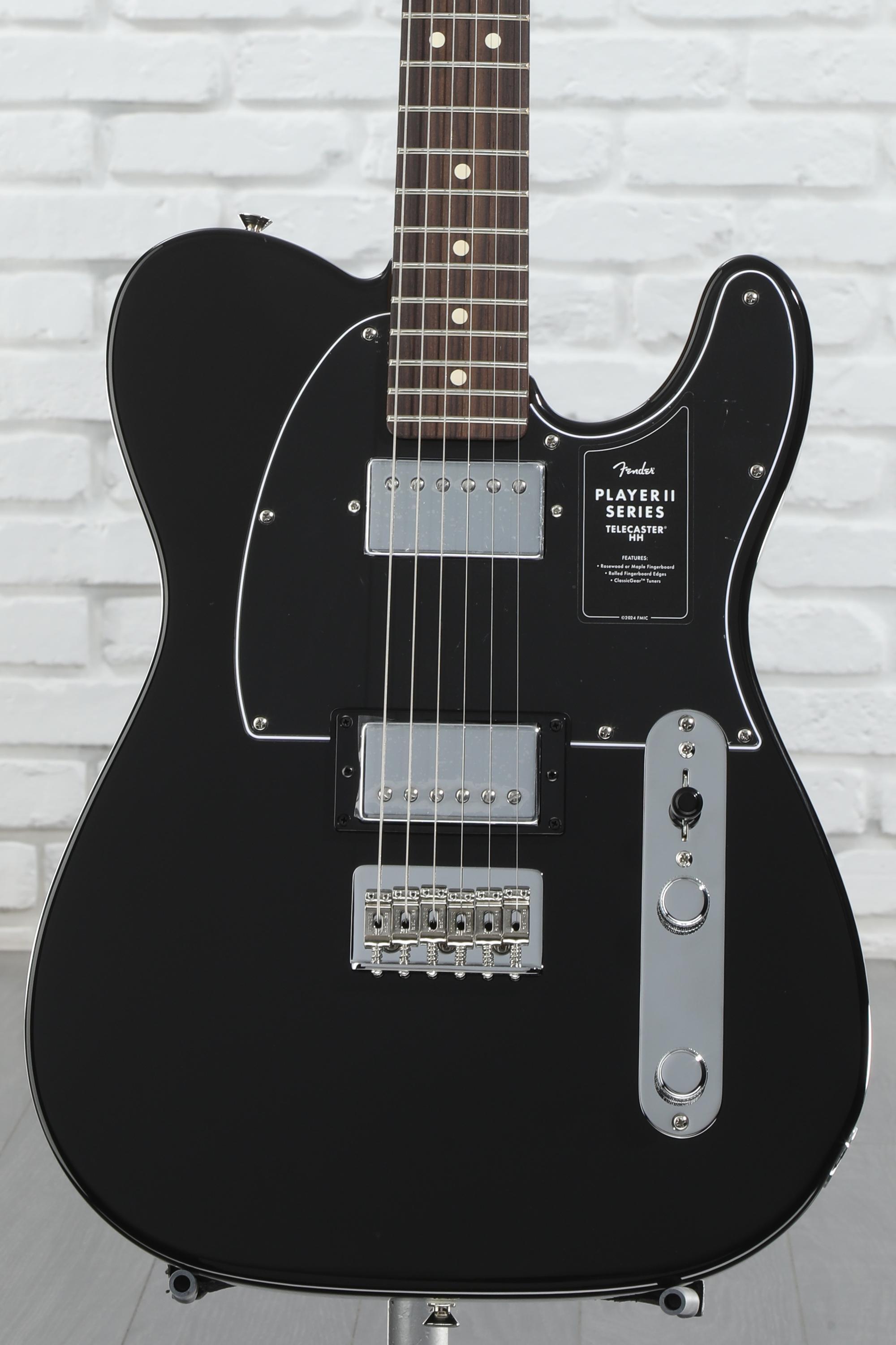 Fender Player II Telecaster HH Electric Guitar - Black with