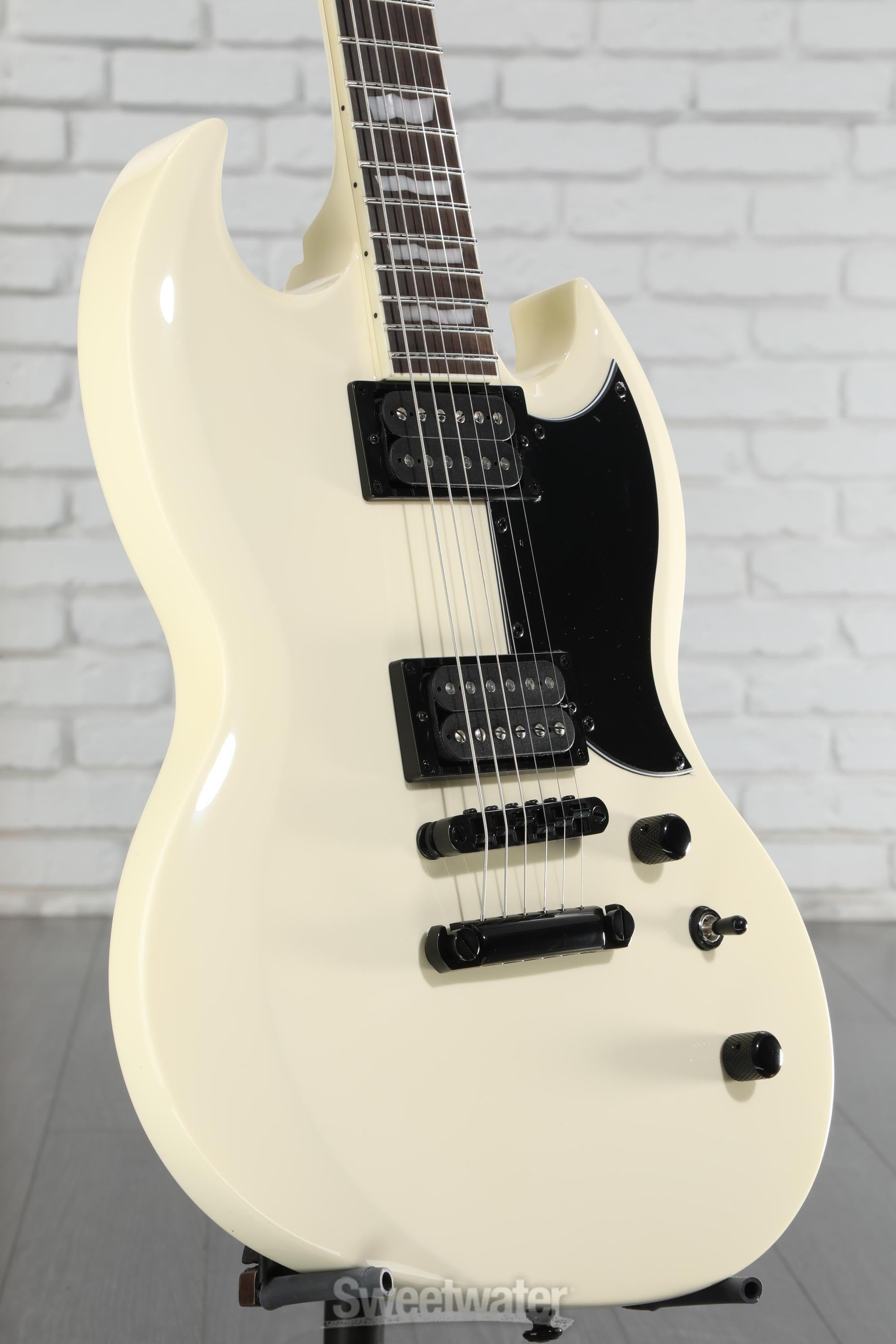 esp エドワーズ LTD viper ギター SG ESP LTD Viper-256 Electric Guitar Olympic White | Guitar Center