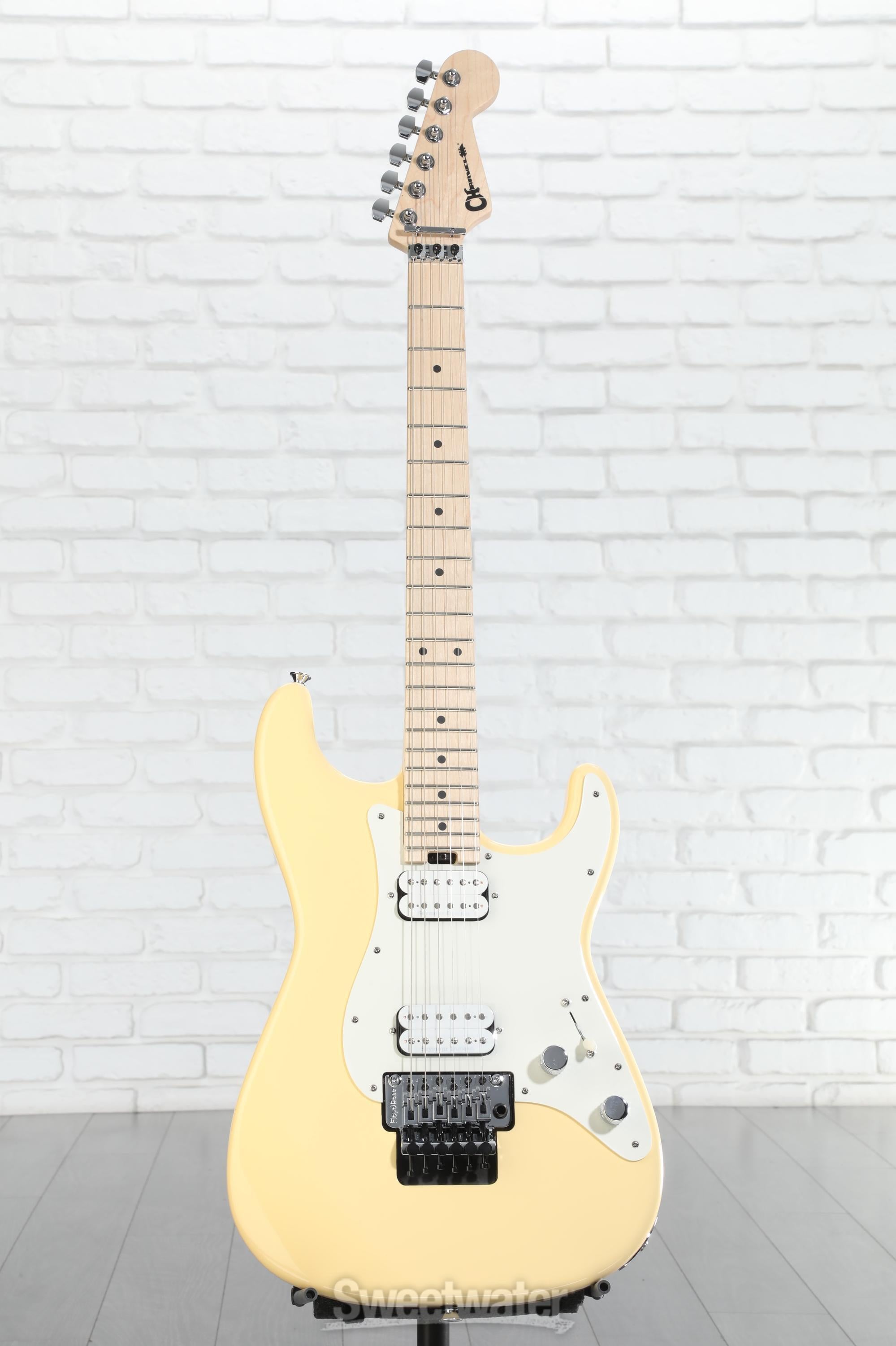 Charvel So-Cal Style 1HH PRO MOD Mexico製 Charvel Pro-Mod So-Cal Style 1 HH FR M - Vintage White | Sweetwater