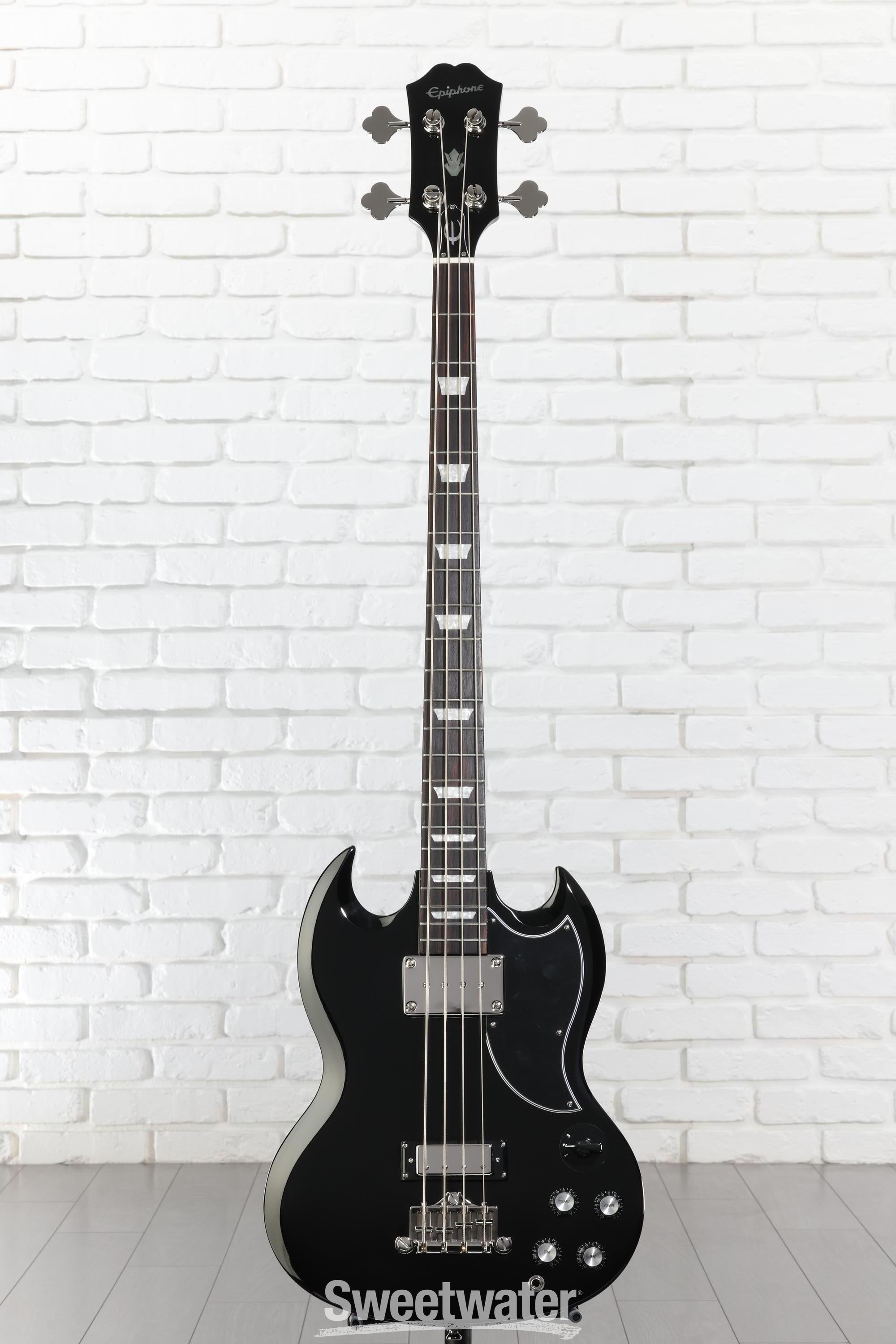 Epiphone EB-3 Bass Guitar - Ebony | Sweetwater