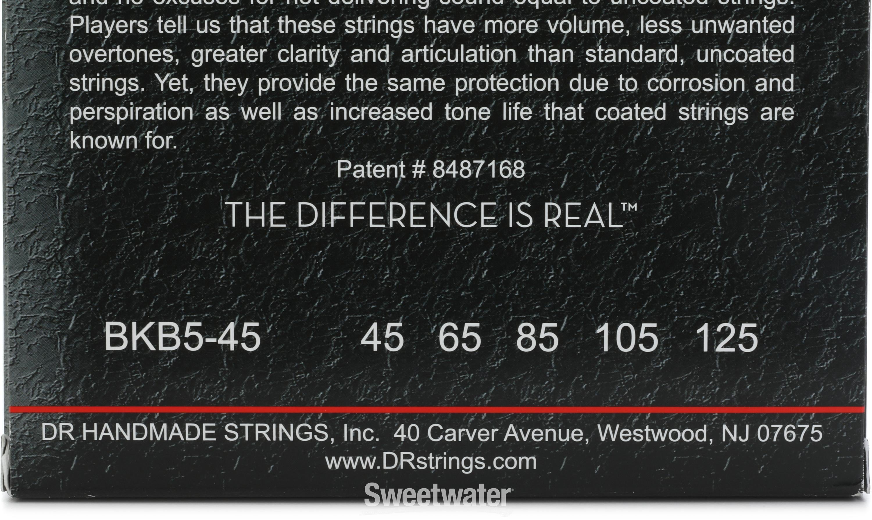 Dr black beauties bass deals strings 5