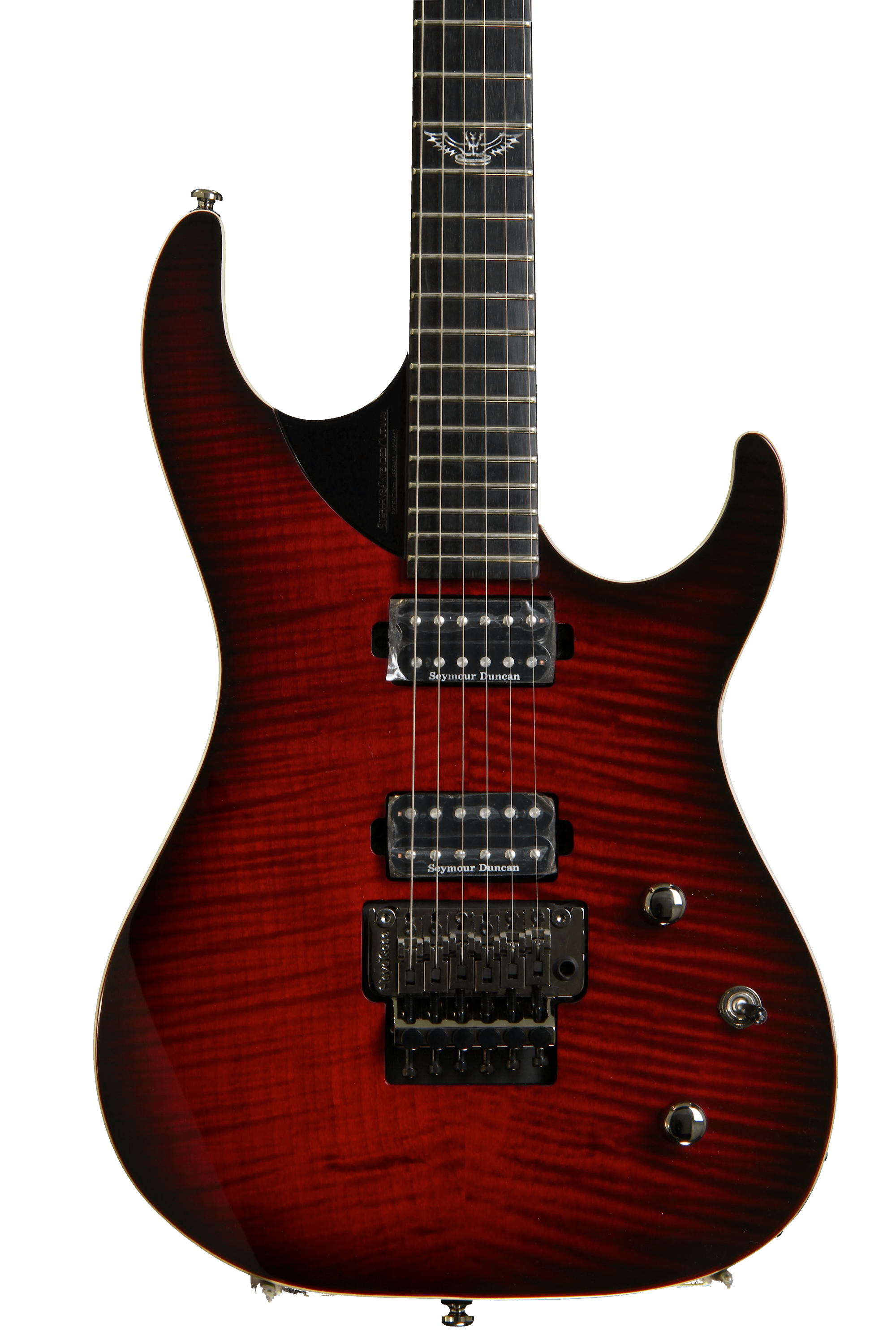 Washburn Parallaxe PXS10DLX - Trans Red Flame Maple | Sweetwater