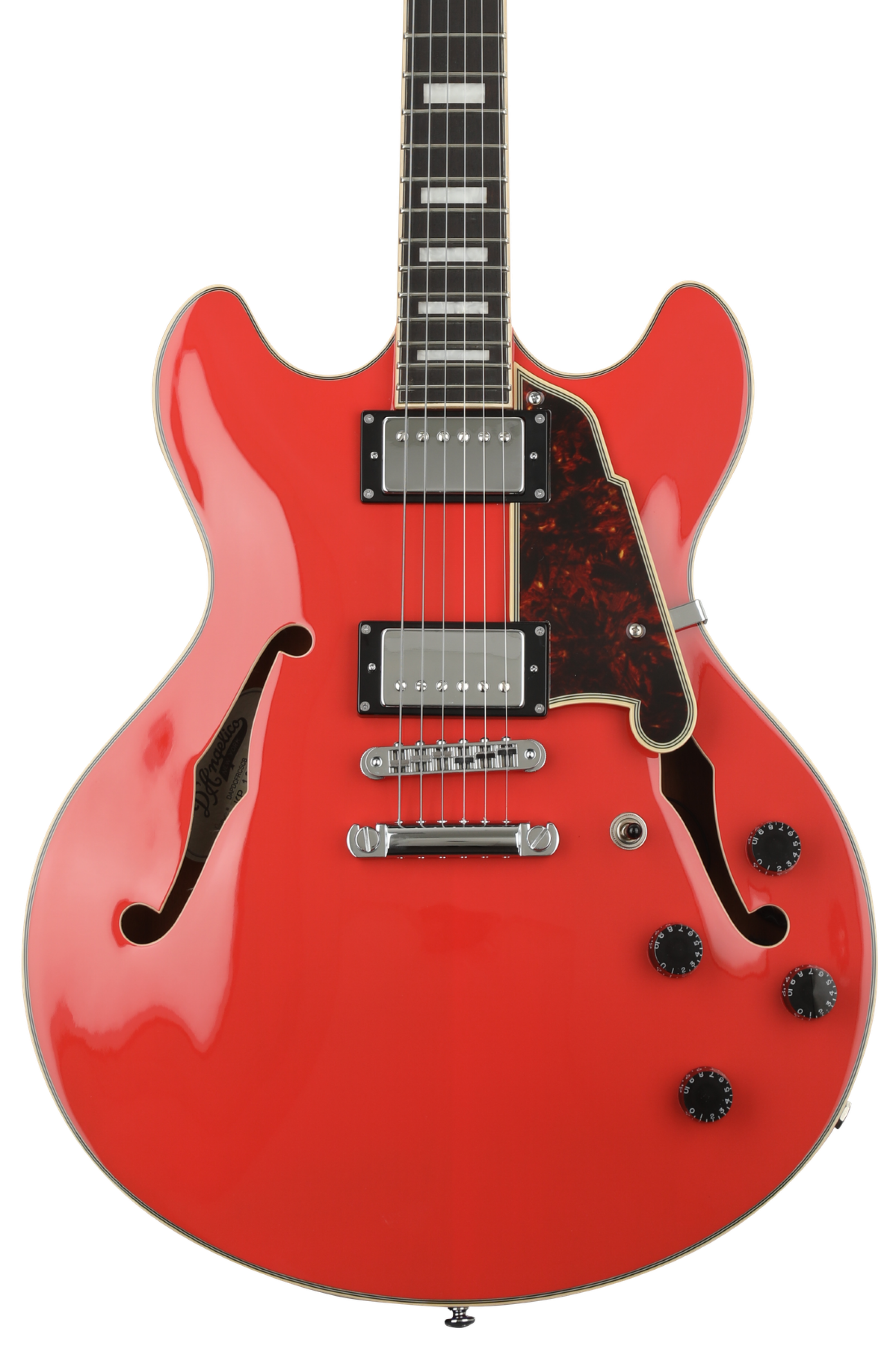 D'Angelico Premier DC - Fiesta Red with Stopbar Tailpiece | Sweetwater