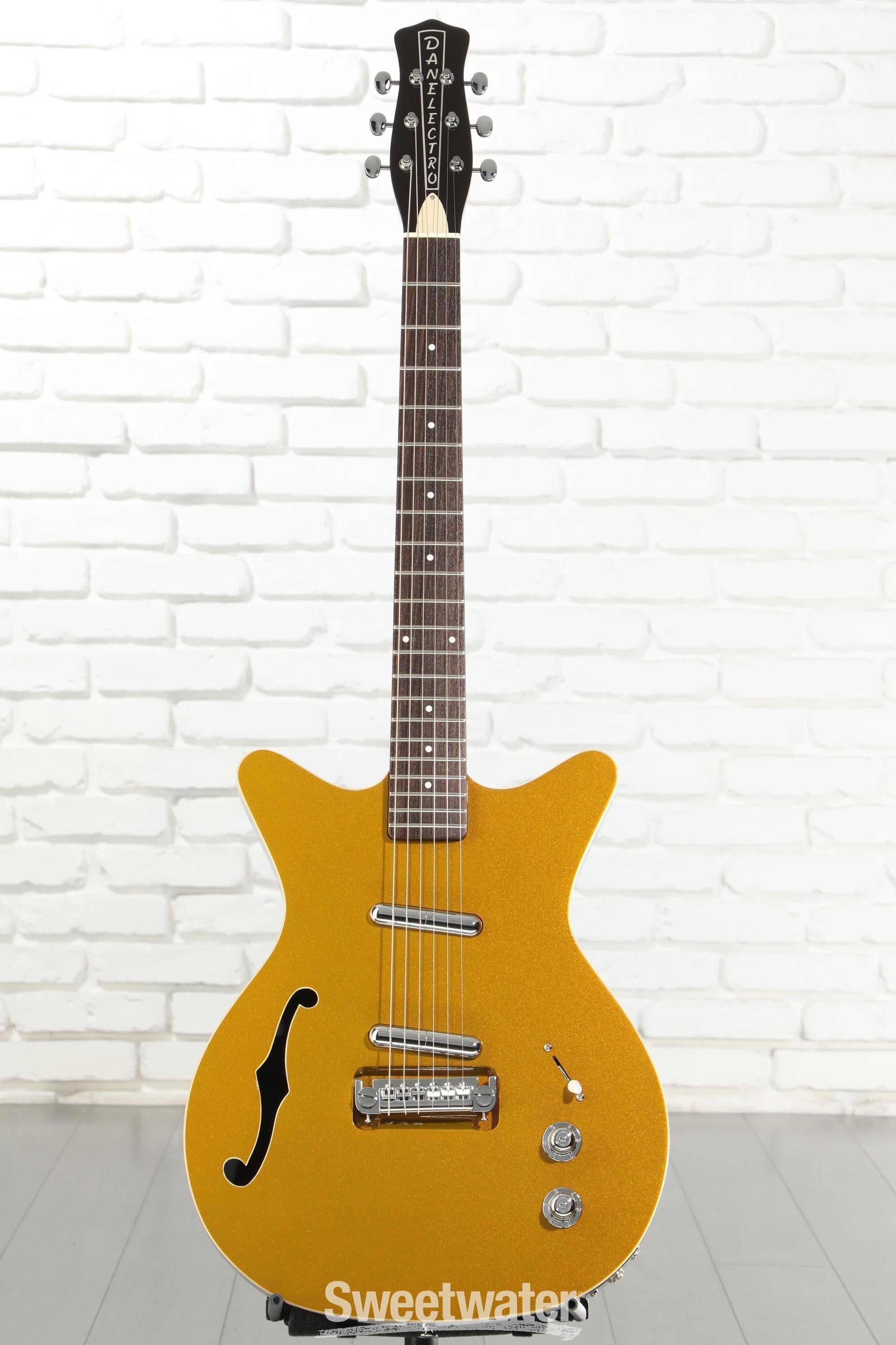 Danelectro Fifty Niner DC Semi-hollowbody Electric Guitar - Gold