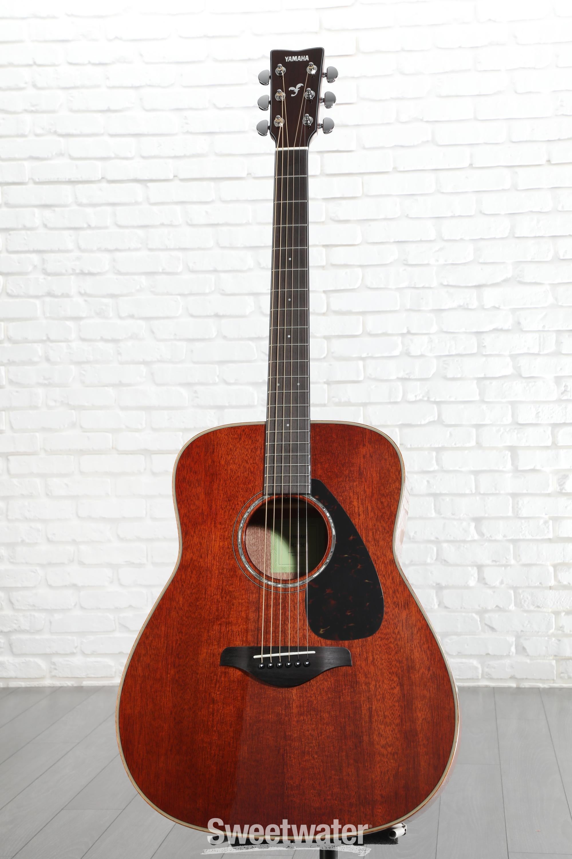 Yamaha FG850 Dreadnought Acoustic Guitar - Natural | Sweetwater